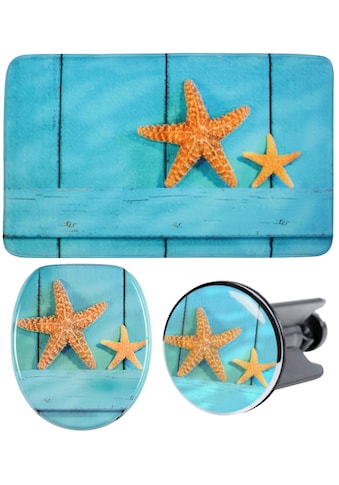 Badaccessoire-Set »Starfish«, (Komplett-Set, 3 tlg.)