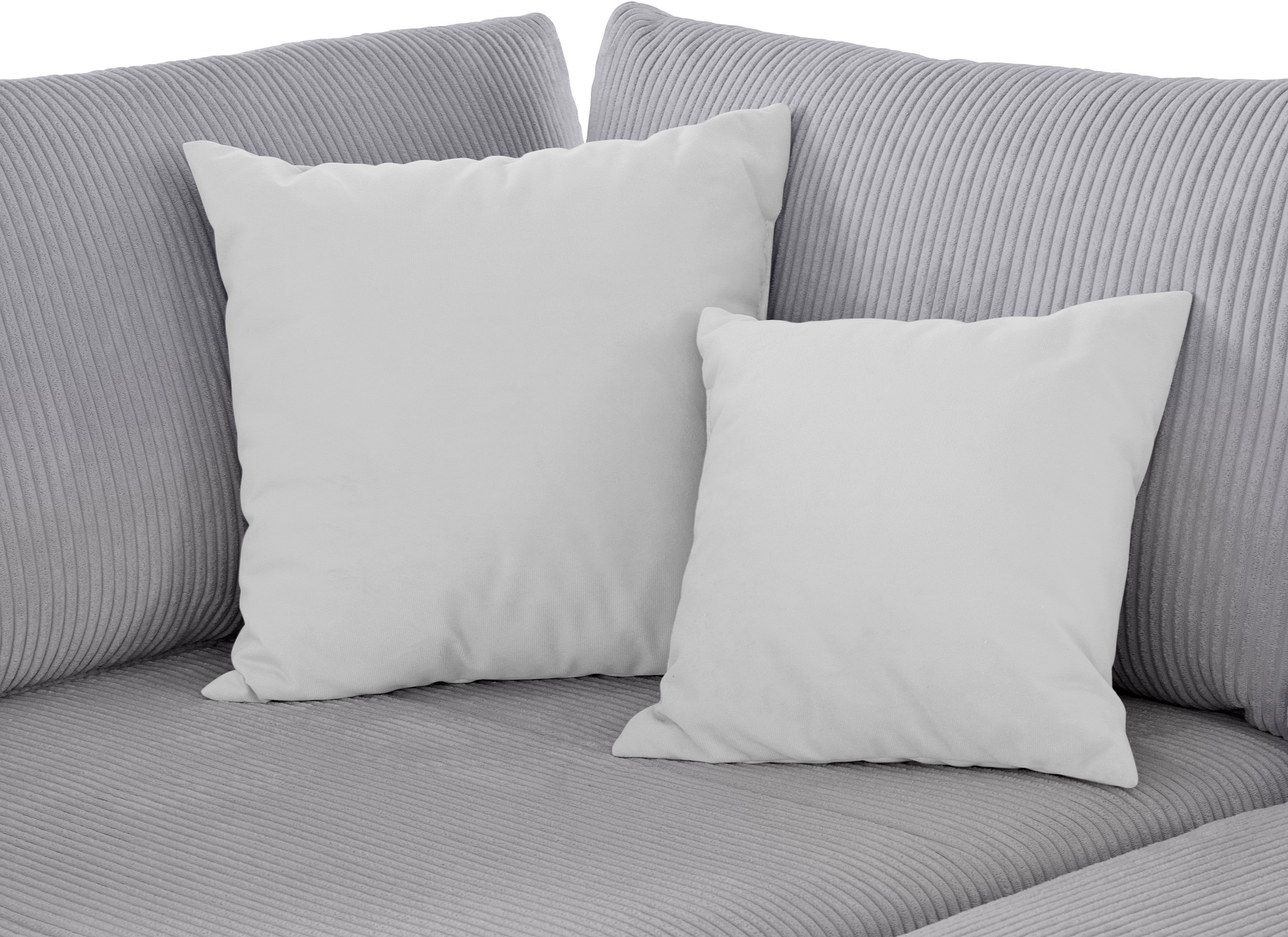 INOSIGN Ecksofa »Boxspringbett Night & Day L-Form mit Dauer-Schlaffunktion mit Armlehne«, mit Boxspring-Bettfunktion 180x200 cm und Bettkasten, Dauerschläfer!