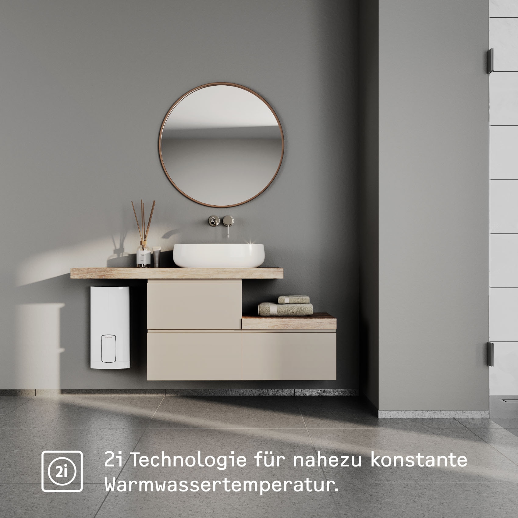 STIEBEL ELTRON Komfort-Durchlauferhitzer »HDB-E 27 Trend«, 2i Technologie für nahezu konstante Warmwassertemperatur