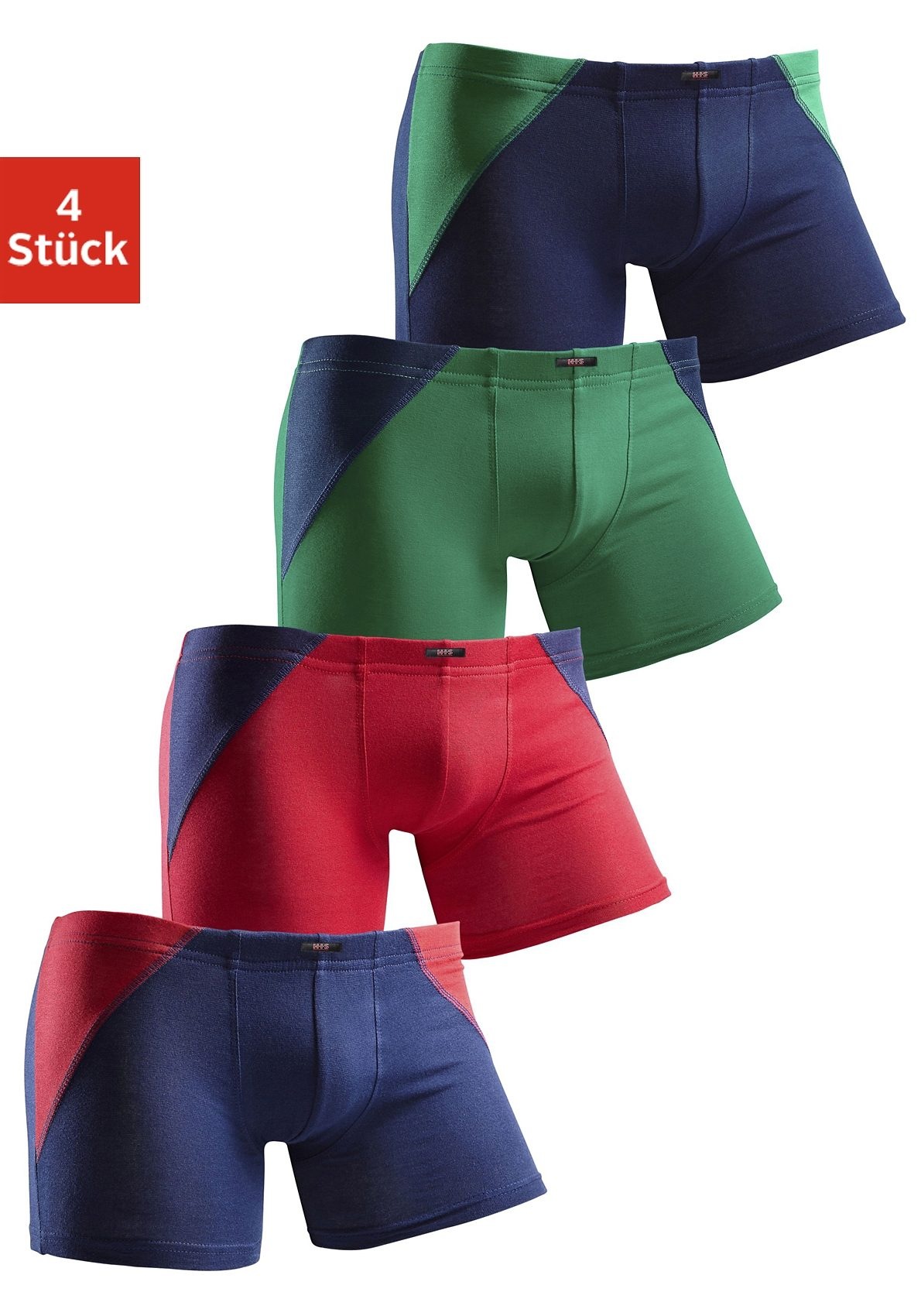 H.I.S Boxer, mit coolem Colorblocking für einen sportlichen Auftritt