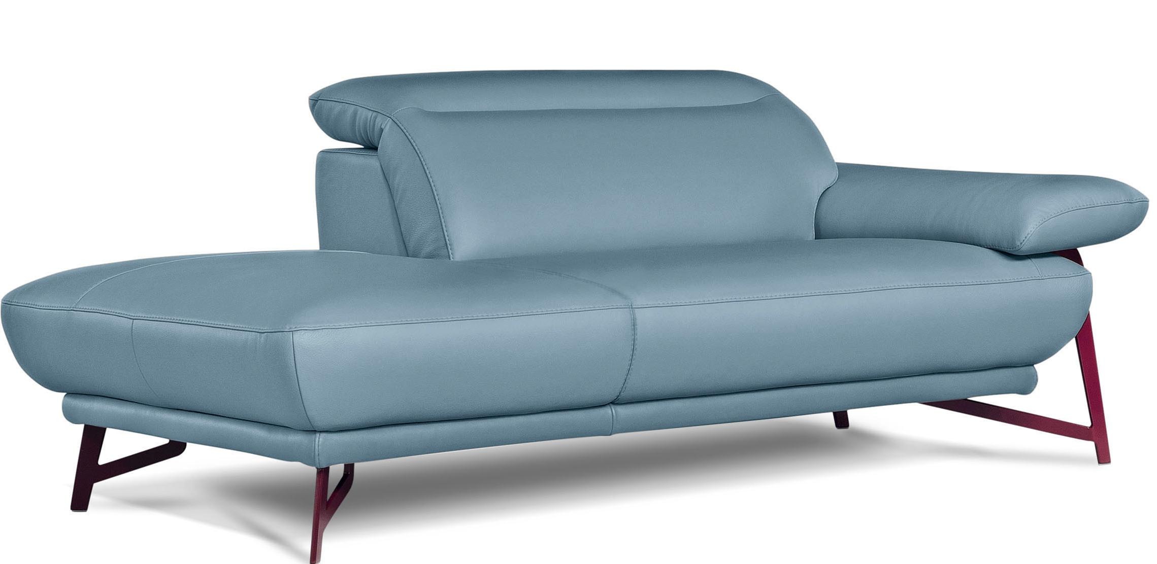 Egoitaliano Polstergarnitur »Anais, Design mit hohem Sitzkomfort für mehr Bequemlichkeit«, Set: bestehend aus Sofa und Ottomane, inkl. Kopfteilverstellung