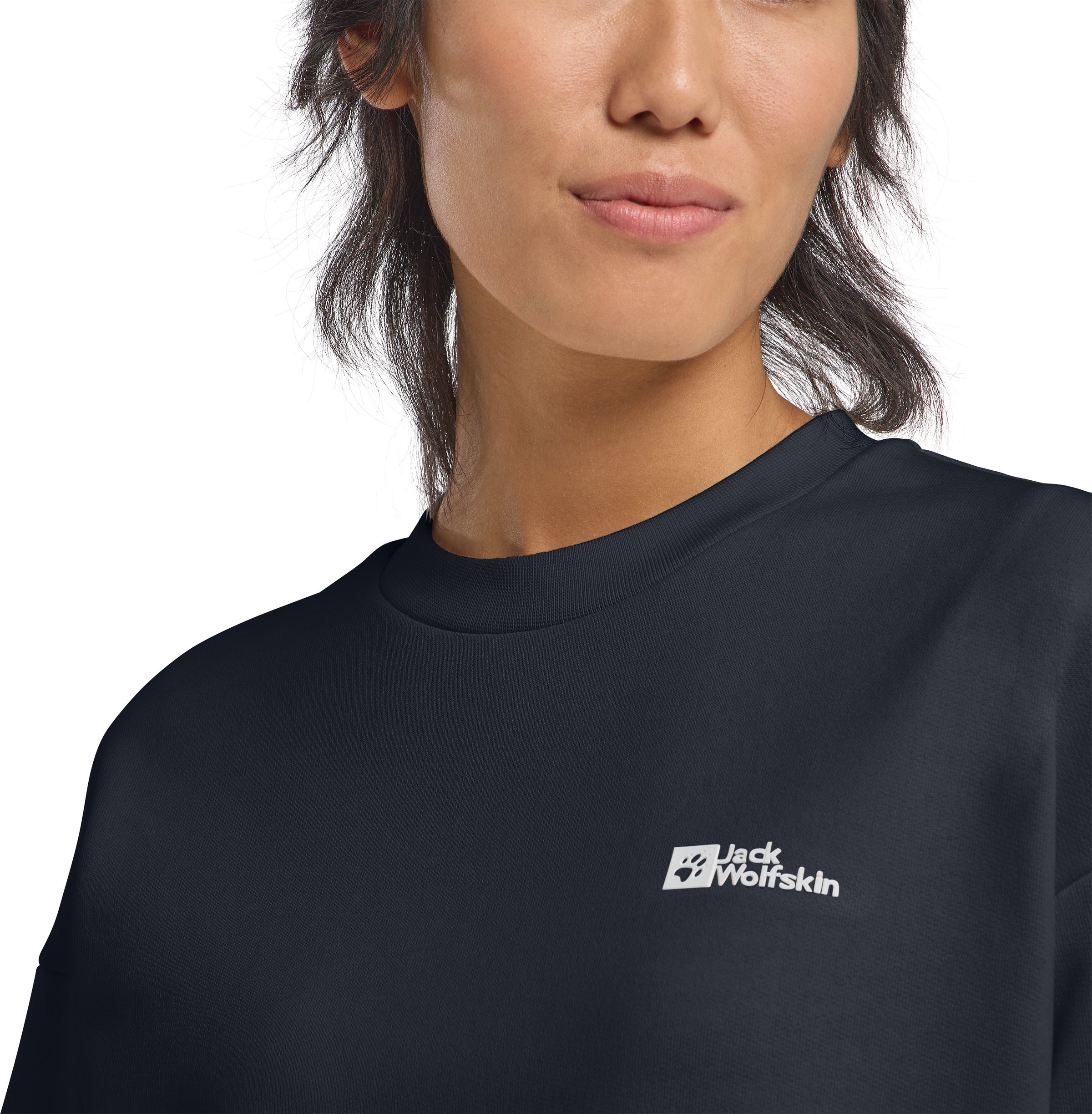 Jack Wolfskin Langarmshirt »ESSENTIAL CREWNECK W«