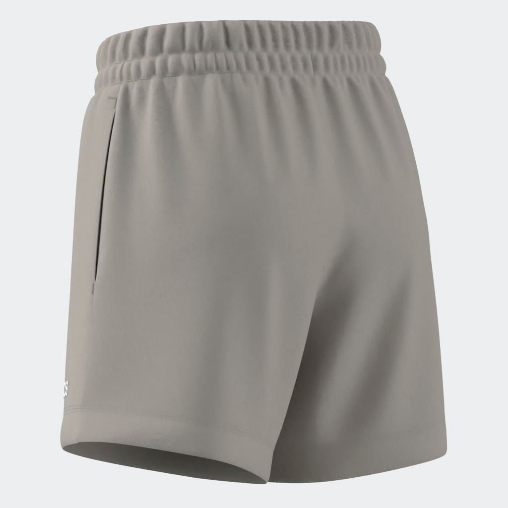 adidas Sportswear Shorts »W LIN FT SHO«, (1 tlg.), Mitelhoher Bund mit Kordelzug, aus weichem French Terry