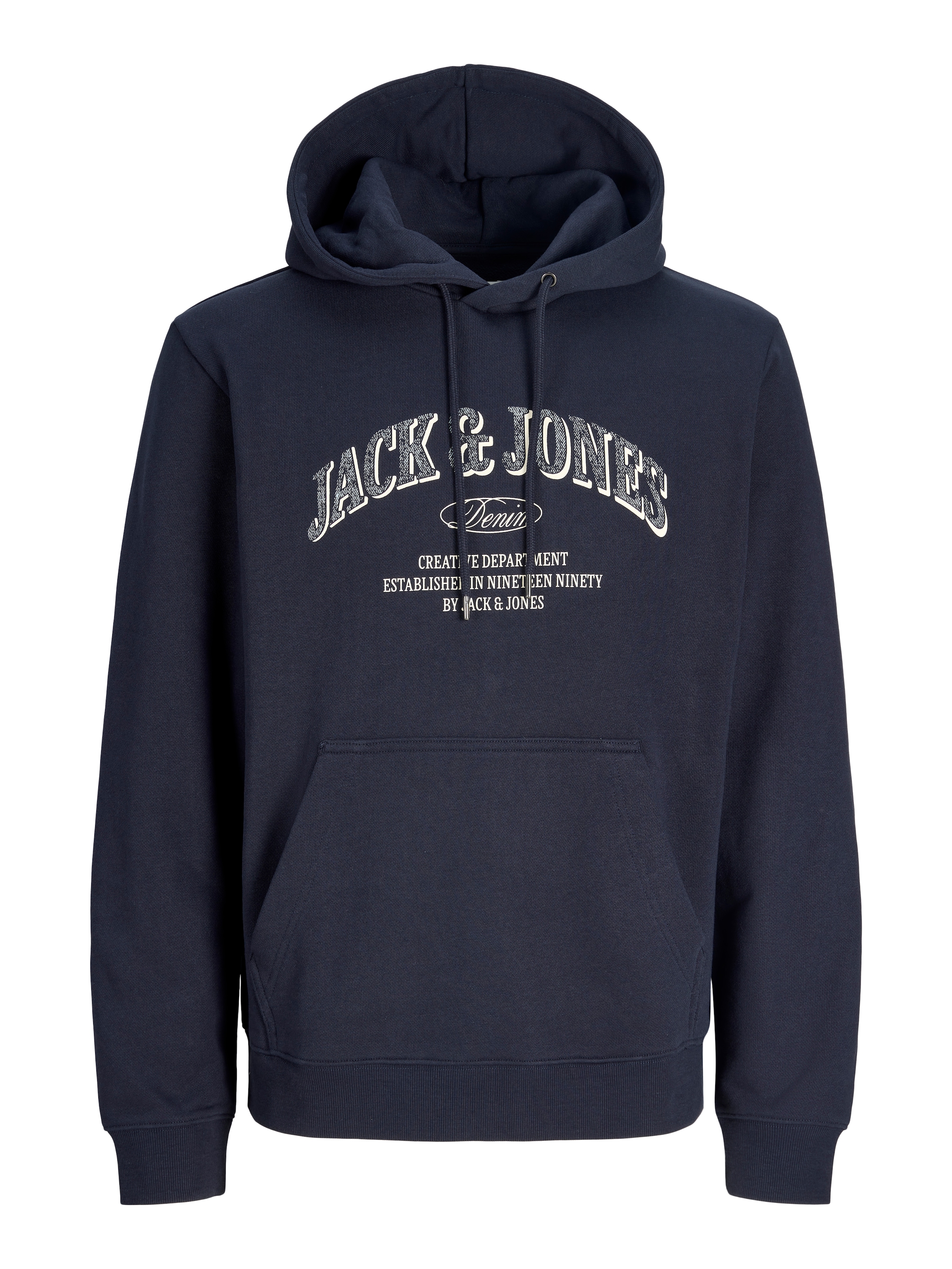 Jack & Jones PlusSize Kapuzensweatshirt »JJEDENVER LOGO SWEAT HOOD SN PLS«
