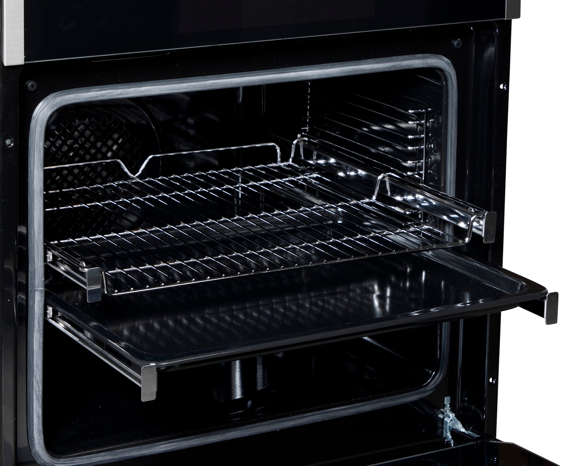 Amica Einbaubackofen  »EBX 944 700 E«, mit 2-fach-Teleskopauszug, Steam Clean