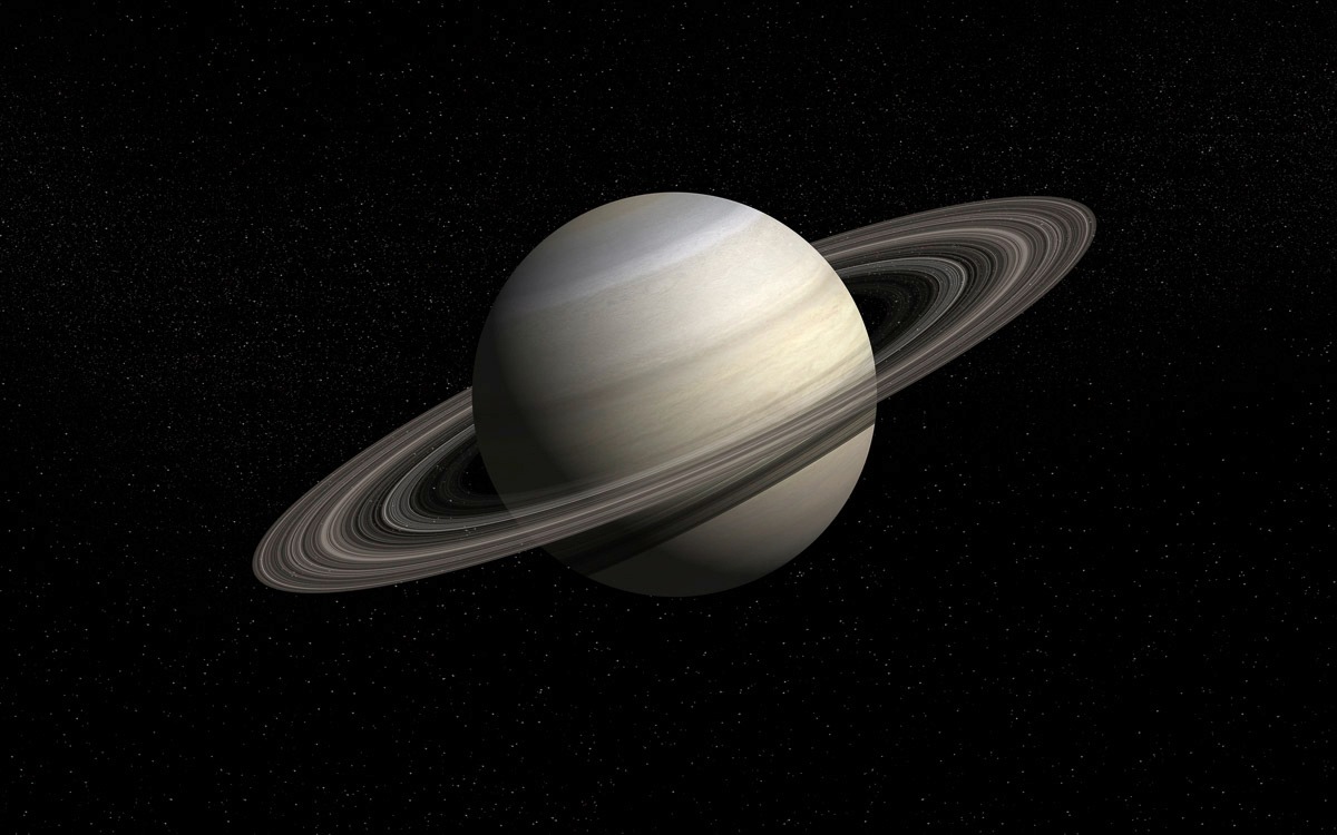 Papermoon Fototapete »Saturn«, Vliestapete, hochwertiger Digitaldruck, inklusive Kleister