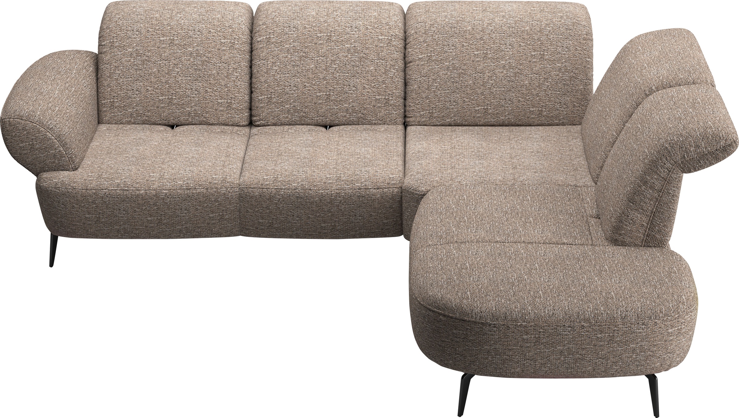 sit&more Ecksofa »Dance«, inkl.System Click&Seat und Sitztiefenverstellung