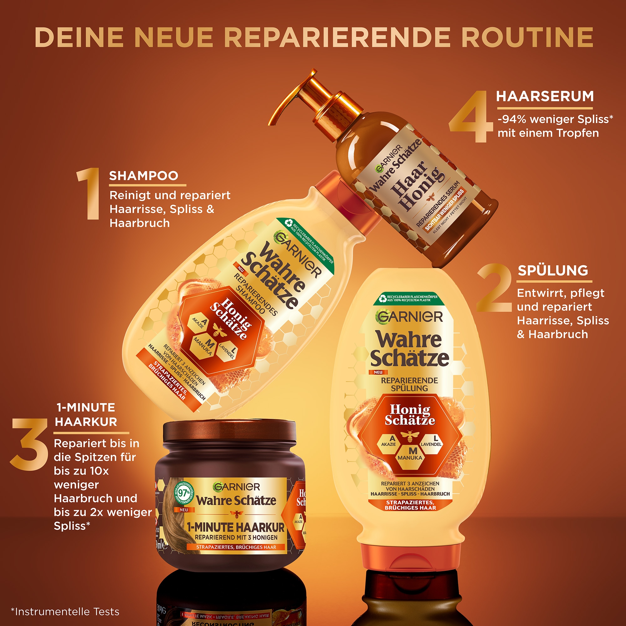 GARNIER Haarshampoo »Wahre Schätze«