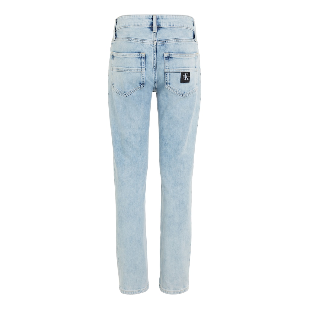 Calvin Klein Jeans Straight-Jeans »REG. STRAIGHT OPTIC LIGHT BLUE«, für Kinder bis 16 Jahre