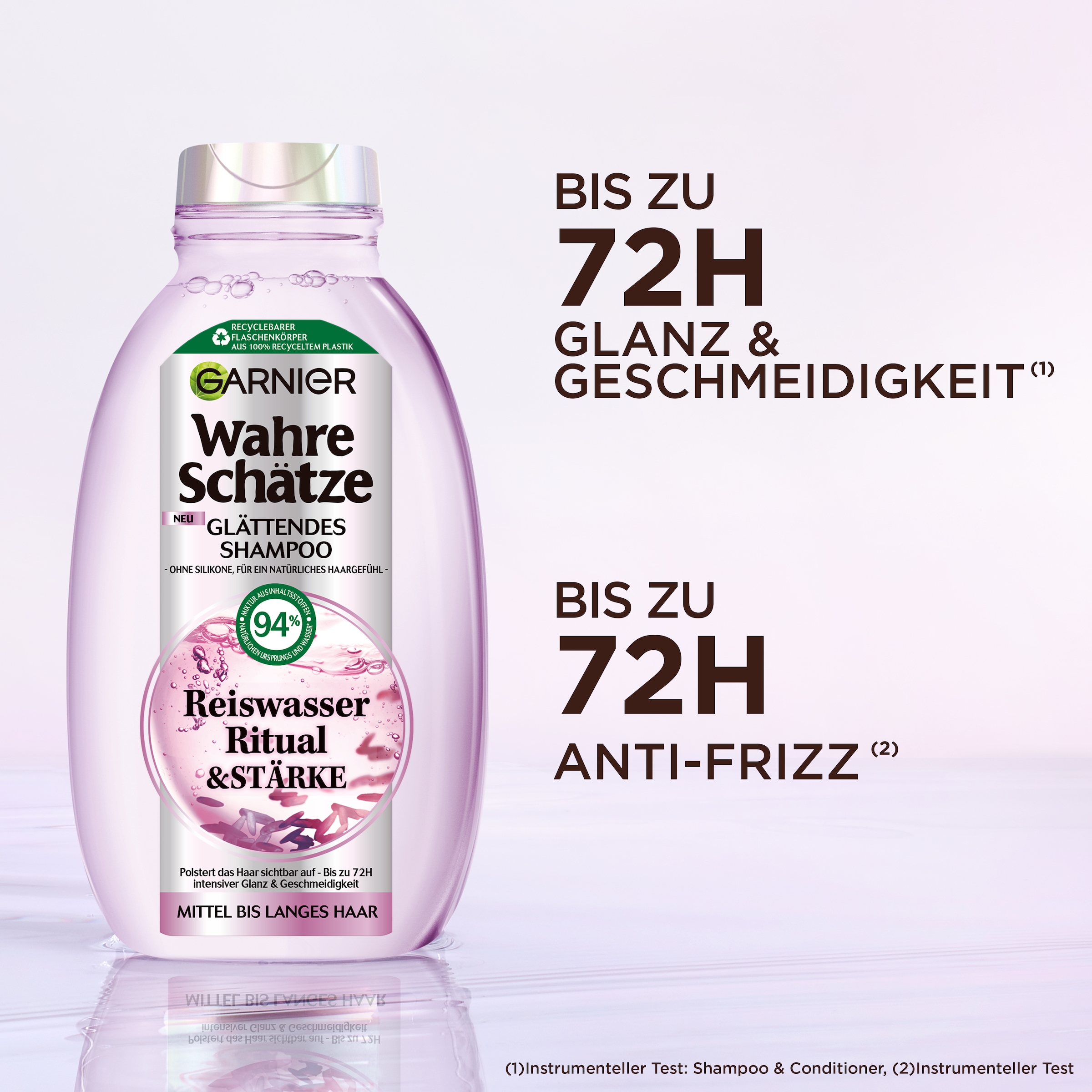 GARNIER Haarshampoo »Garnier Wahre Schätze Reiswasser Ritual Shampoo (6er Packung)«