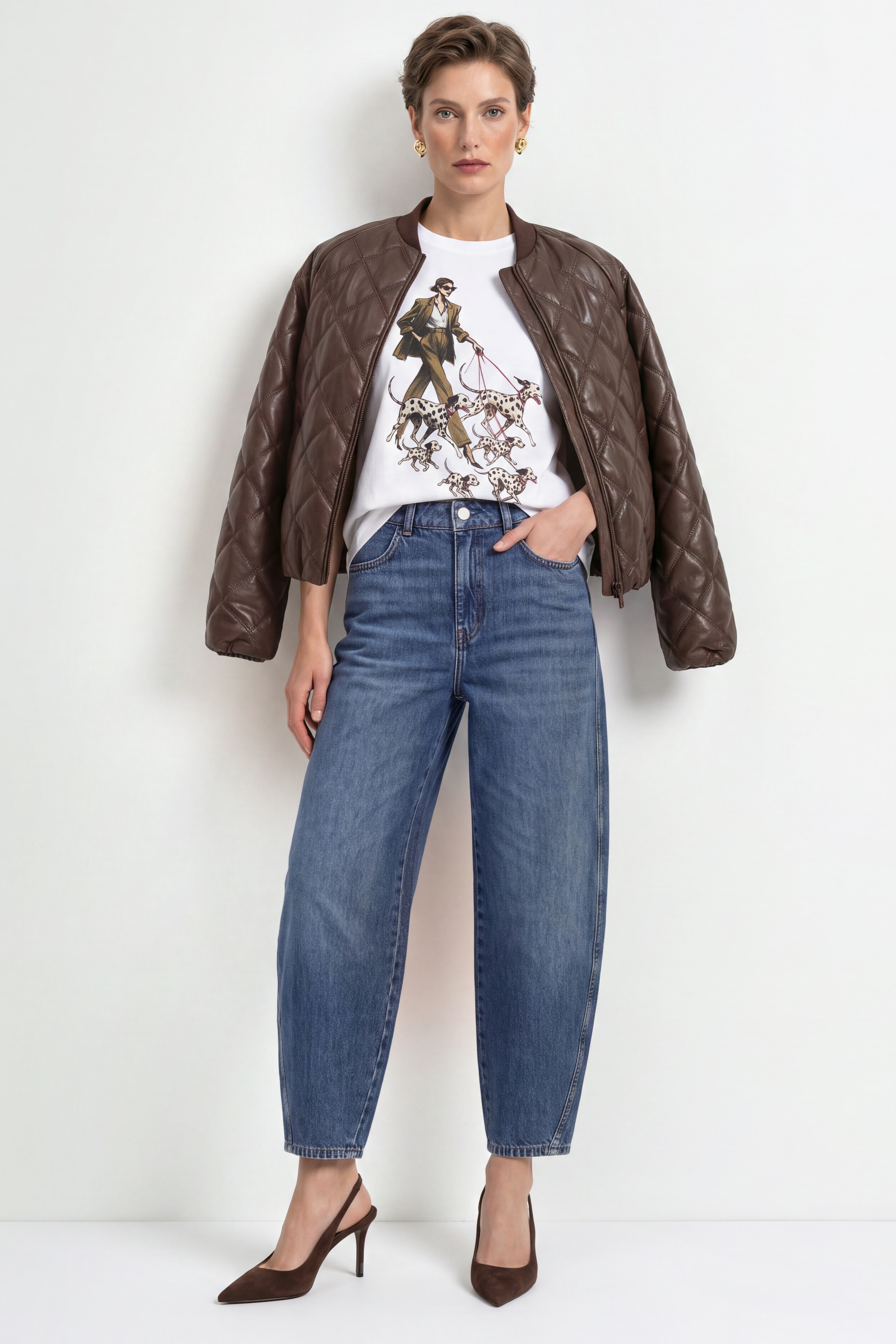 RICHROYAL T-Shirt mit auffälligem Print