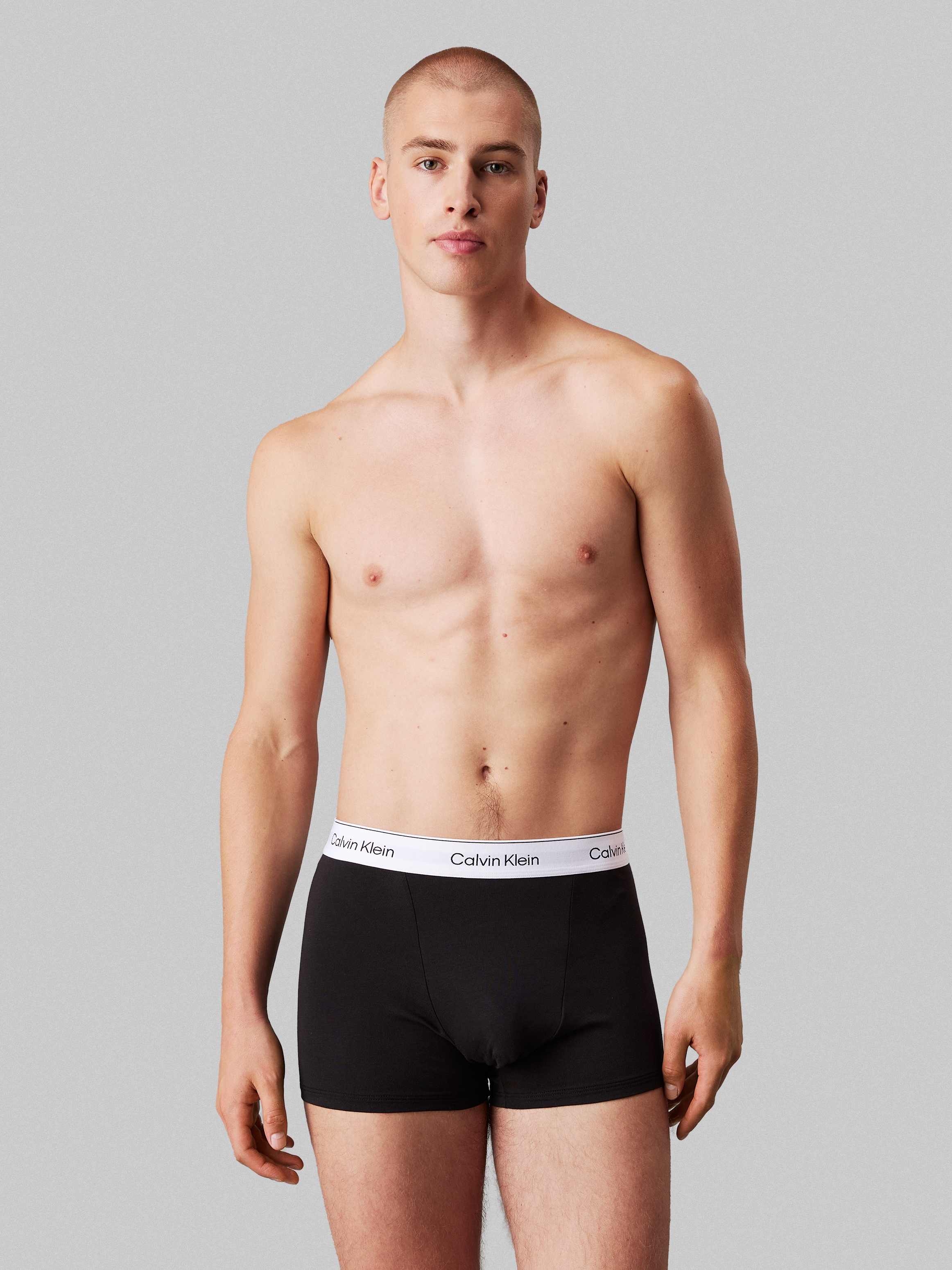 Calvin Klein Underwear Boxershorts »CK RELAXED FIT TRUNK 3PK« Packung, 3er-Pack, 3 Stk. aus Stretch-Baumwolle