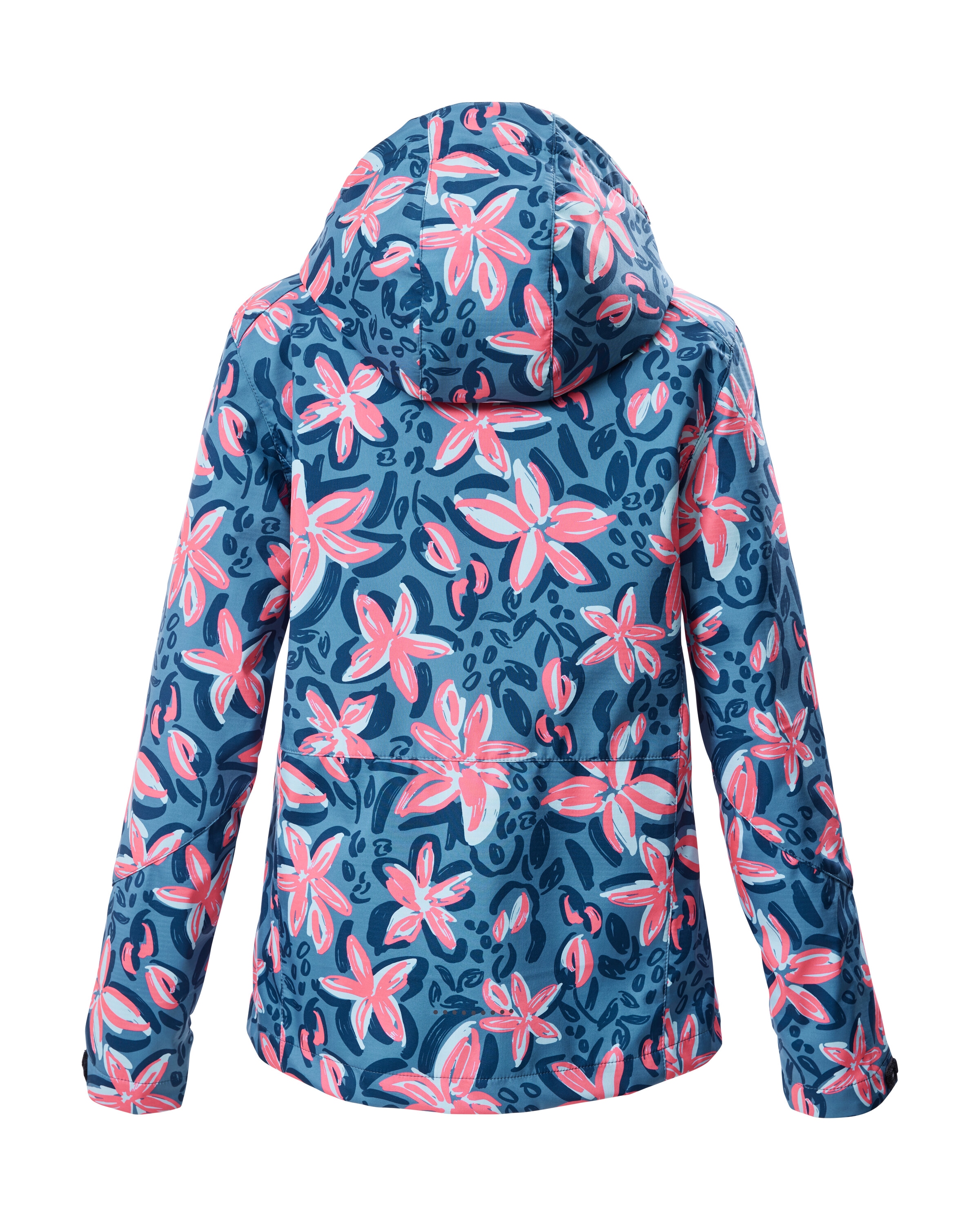Killtec Softshelljacke »KOS 154 GRLS SFTSHLL JCKT« Wind- und wasserabweisende Kinderjacke mit buntem Print