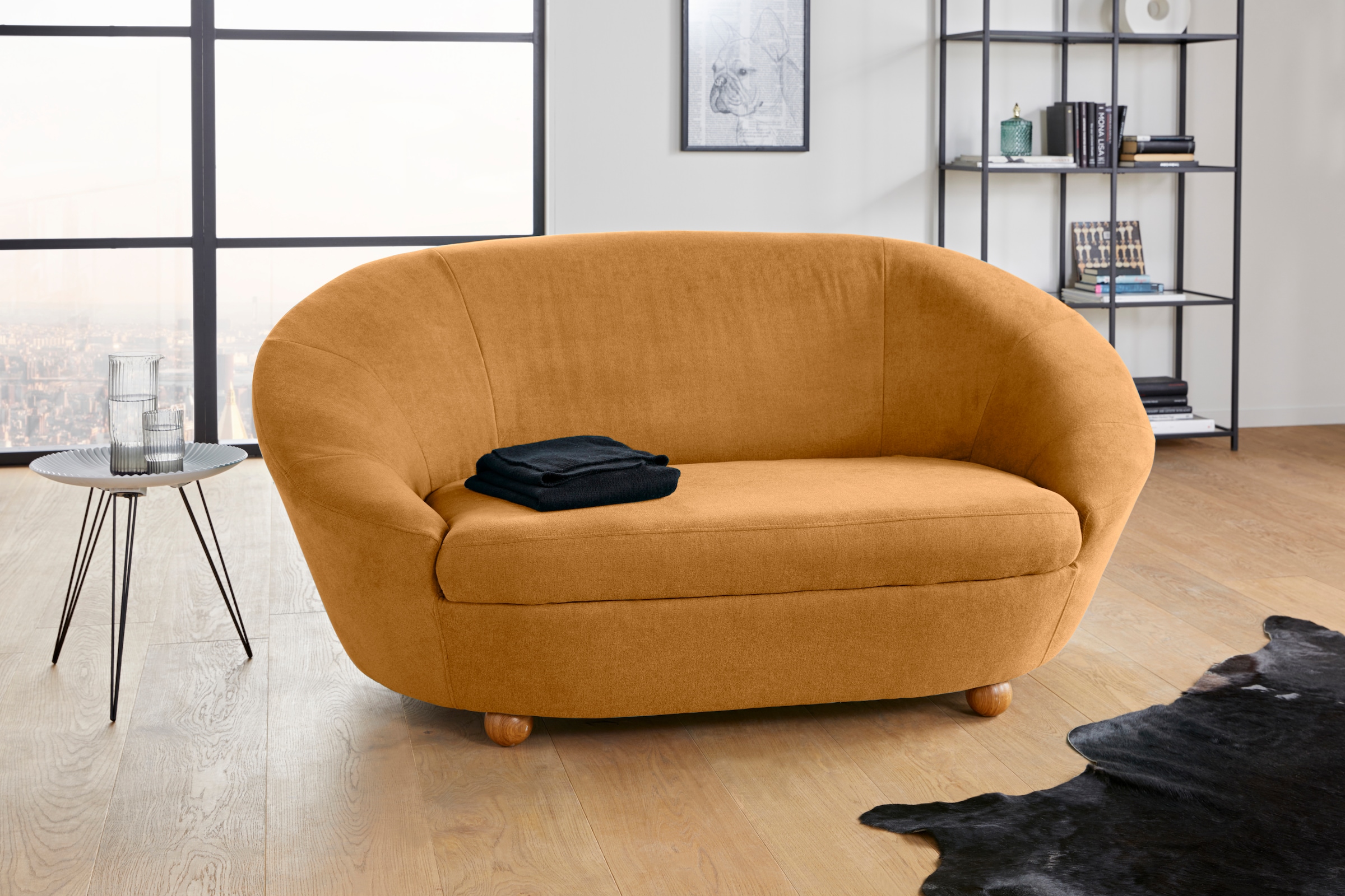 LOOKS by Wolfgang Joop Sofa »LooksIV«, Rundsofa, in vielen frischen Farben wählbar