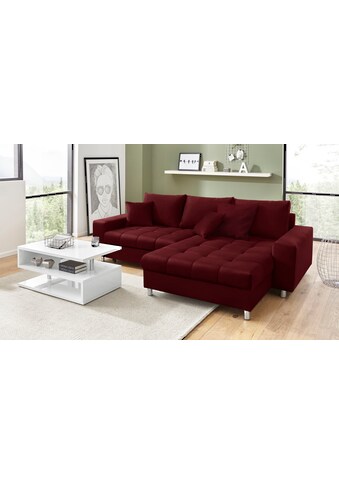 Nova Via Ecksofa, wahlweise mit Kaltschaum (140kg Belastung/Sitz), RGB-LED-Beleuchtung und Bettfunktion kaufen Nova Via Ecksofa, wahlweise mit Kaltschaum (140kg Belastung/Sitz), RGB-LED-Beleuchtung und Bettfunktion kaufen