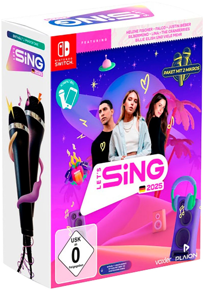 Spielesoftware »Let's Sing 2025 German Version«, Nintendo Switch