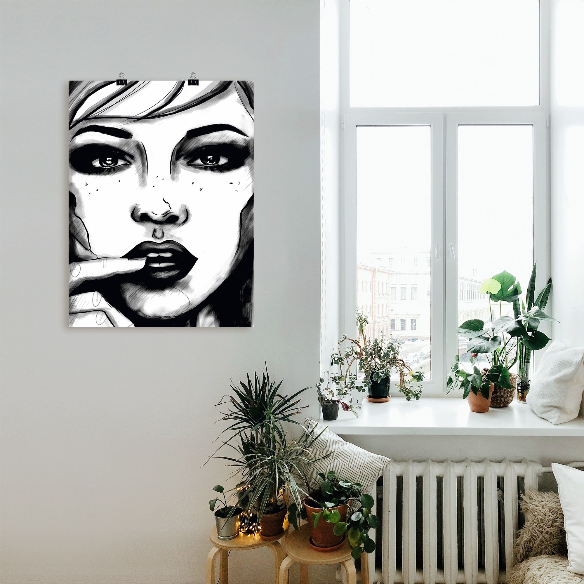 Artland Poster »In your Eyes«, Portrait, (1 St.), als Alubild, Leinwandbild, Wandaufkleber oder Poster in versch. Größen