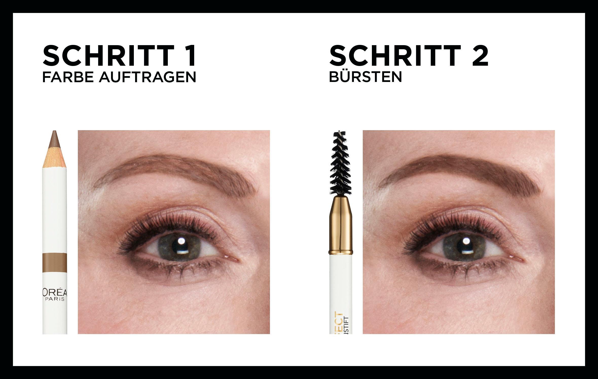 L'ORÉAL PARIS Augenbrauen-Stift »Age Perfect Brow Definition«, mit besonders feuchtigkeitsspendenden und pflegenden Texturen