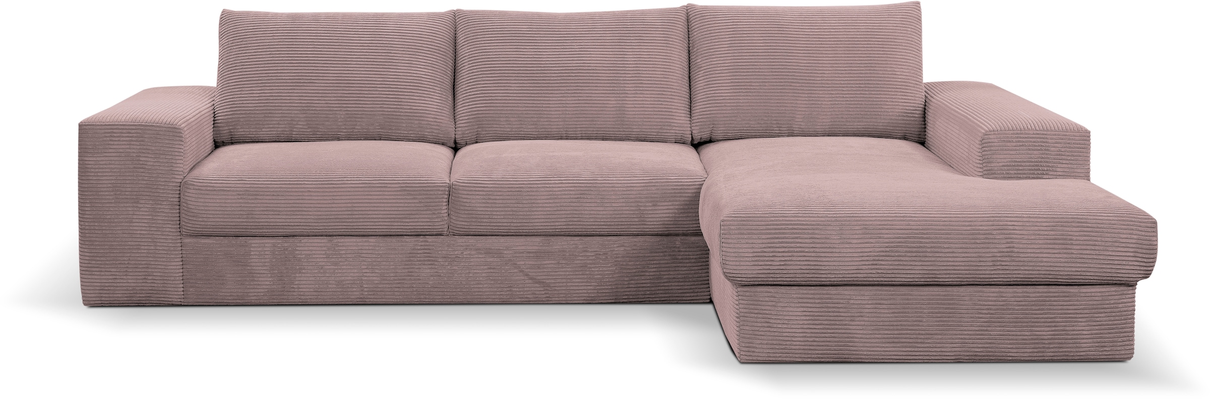 WERK2 Ecksofa »Rozzana 280 cm breit zeitlos &, viel Platz, Design & Komfort« Cord, L-Form, XXL