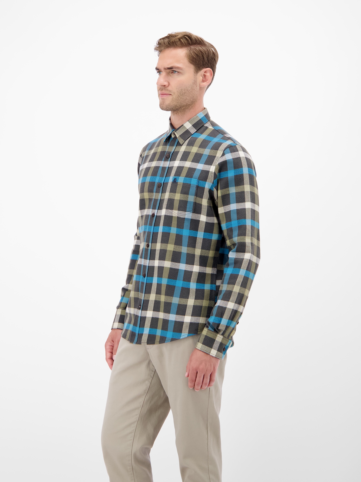 LERROS Flanellhemd »Stylisches Flannelhemd, klassisch kariert«