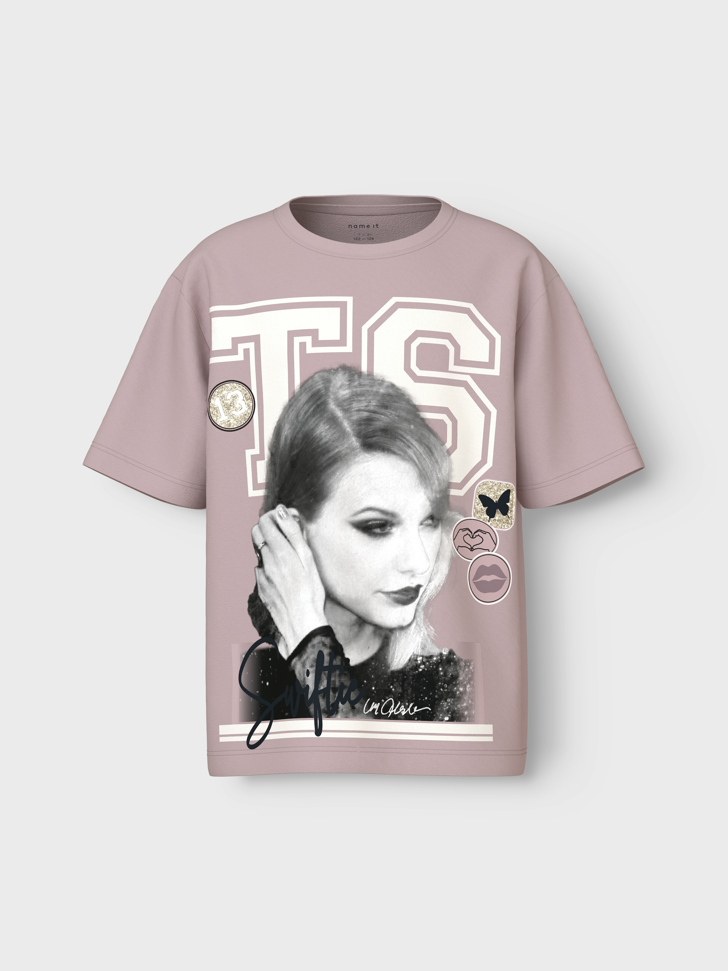 Name It T-Shirt »NFKDUSAN TSWIFT SS NREG TOP BOX NOOS SKY«, CELEBRITY ICONS mit Taylor Swift Druck