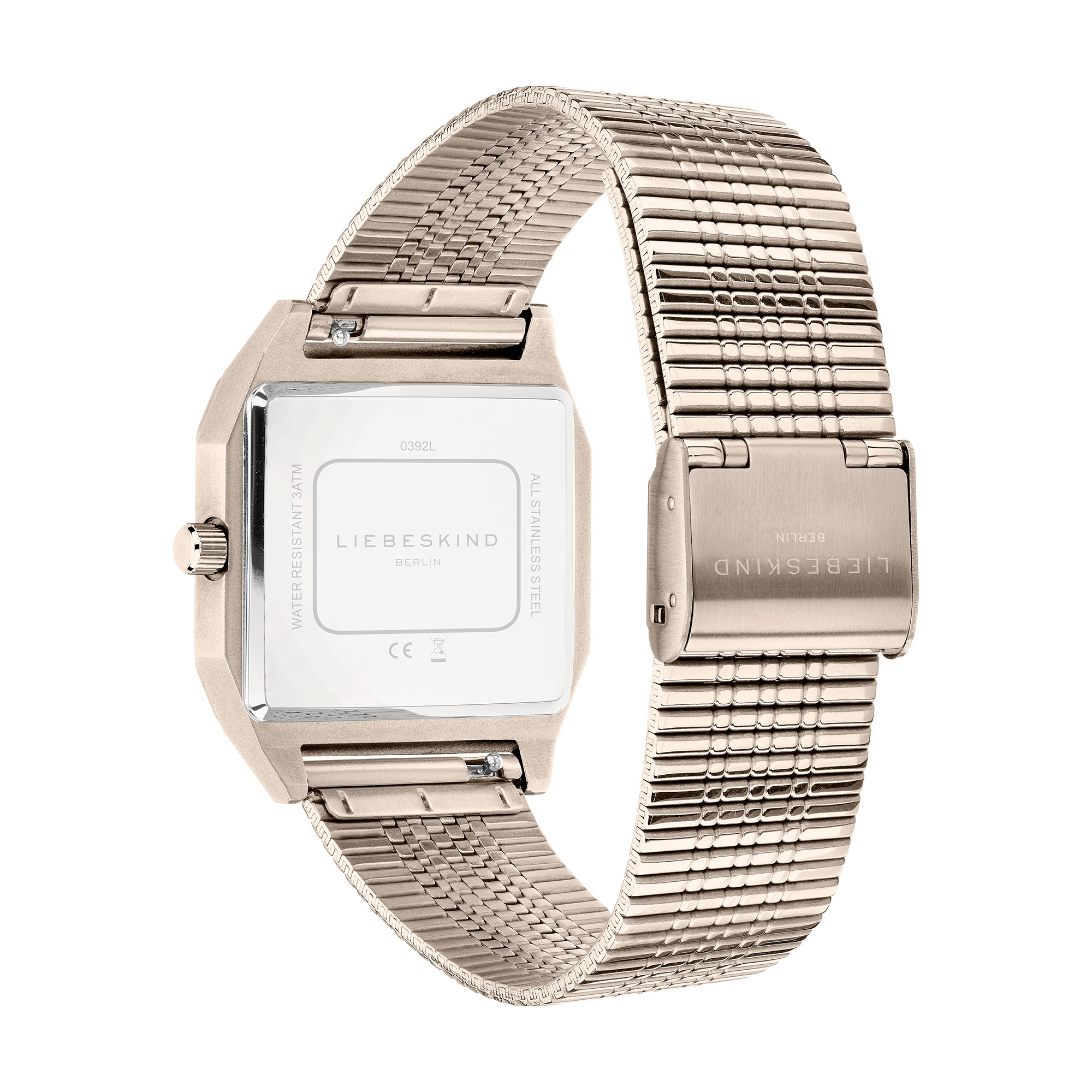 Liebeskind Berlin Quarzuhr »Vinyl Vision« Armbanduhr, Damenuhr, Edelstahlarmband, analog