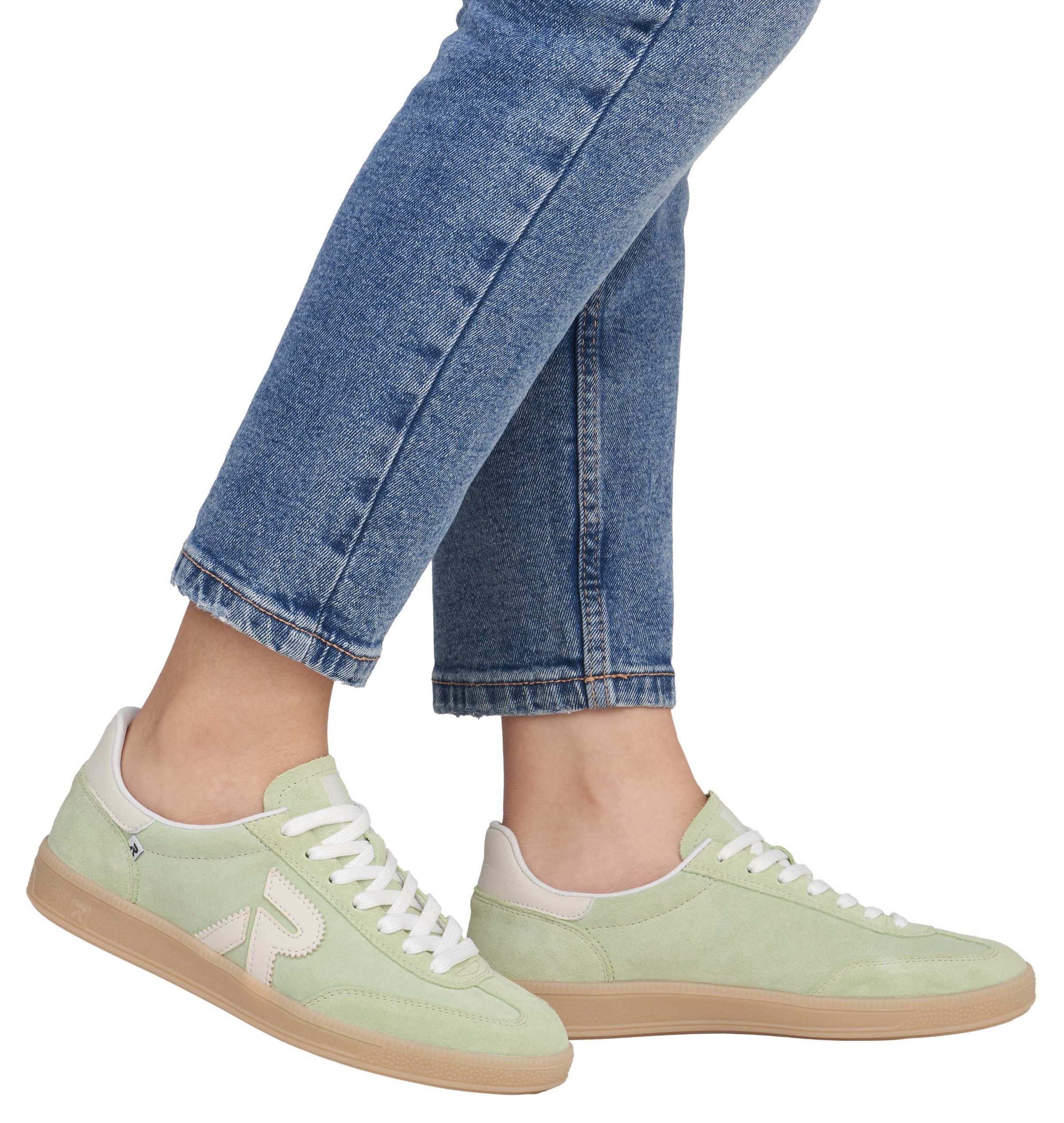 RIEKER Sport Sneaker »San Diego«, Retro-Sneaker, Freizeitschuh, Halbschuh mit herausnehmbarem Fußbett