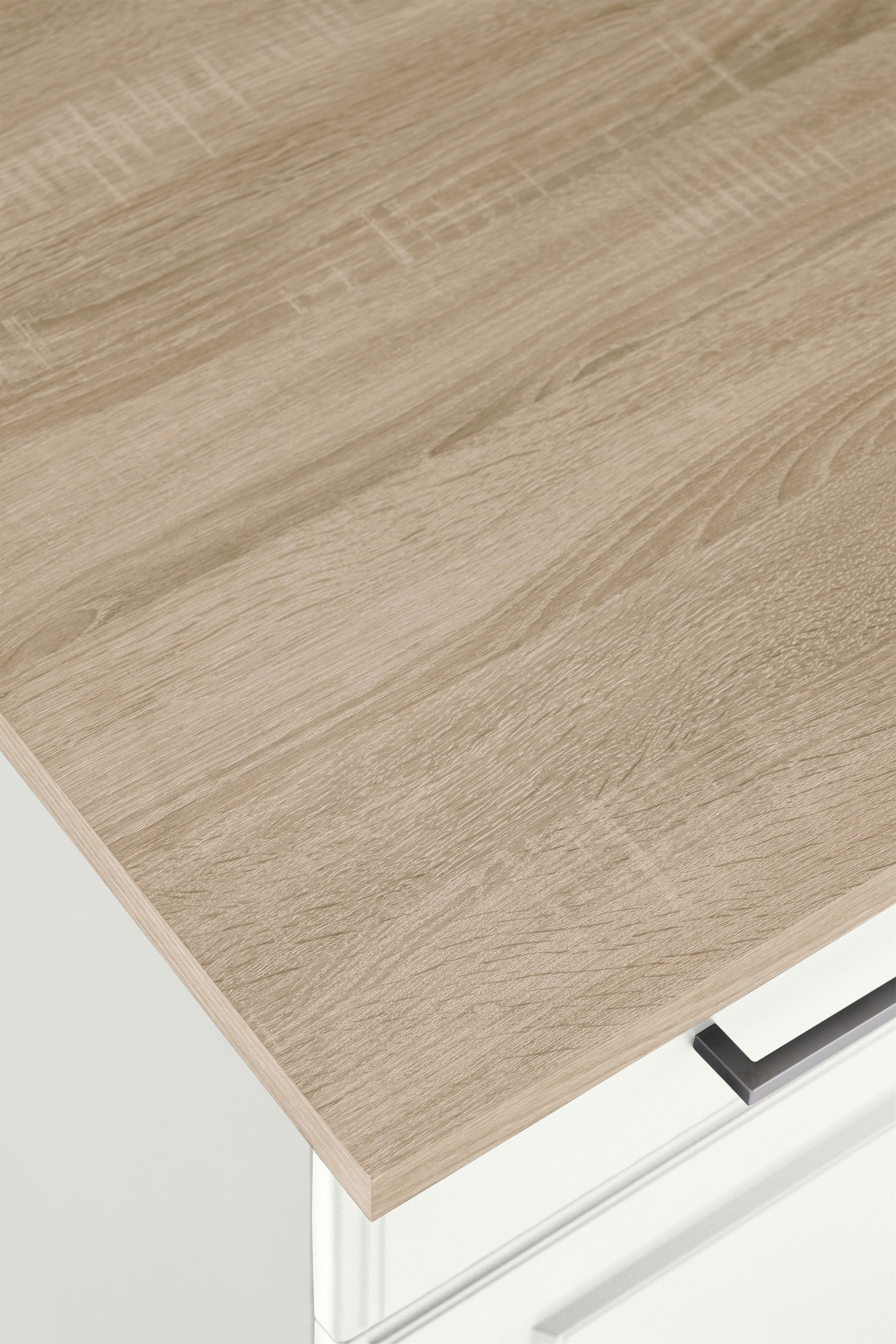 KOCHSTATION Küchenzeile »KS-Stockholm«, Breite 280 cm, mit hochwertigen MDF Fronten im Landhaus-Stil