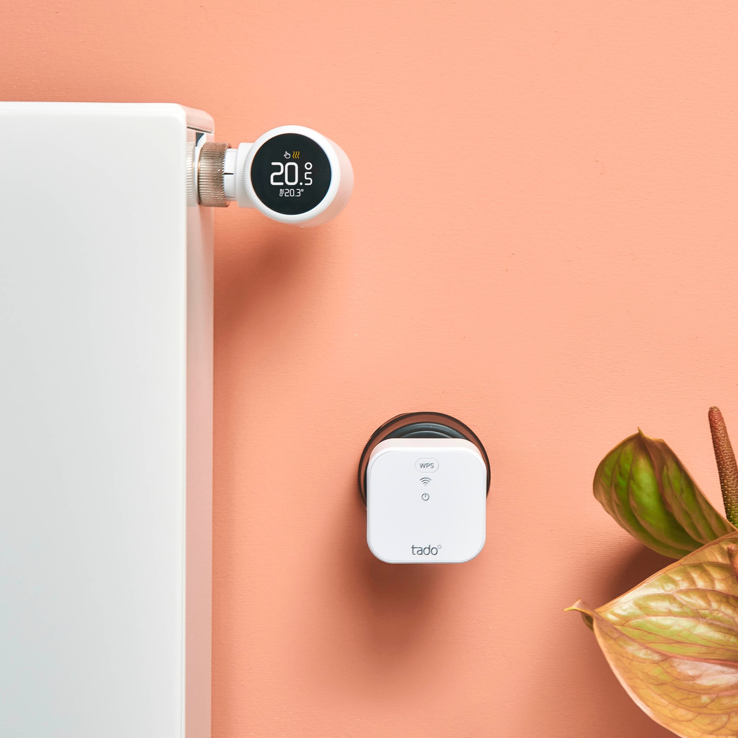 Tado Heizkörperthermostat »Heizkörper-Thermostat X - Quattro Pack + Bridge X«