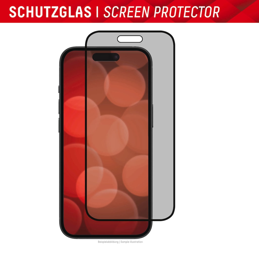 Displex Displayschutzglas »Privacy Glass«, für Apple iPhone 15 Plus-Apple iPhone 15 Pro Max