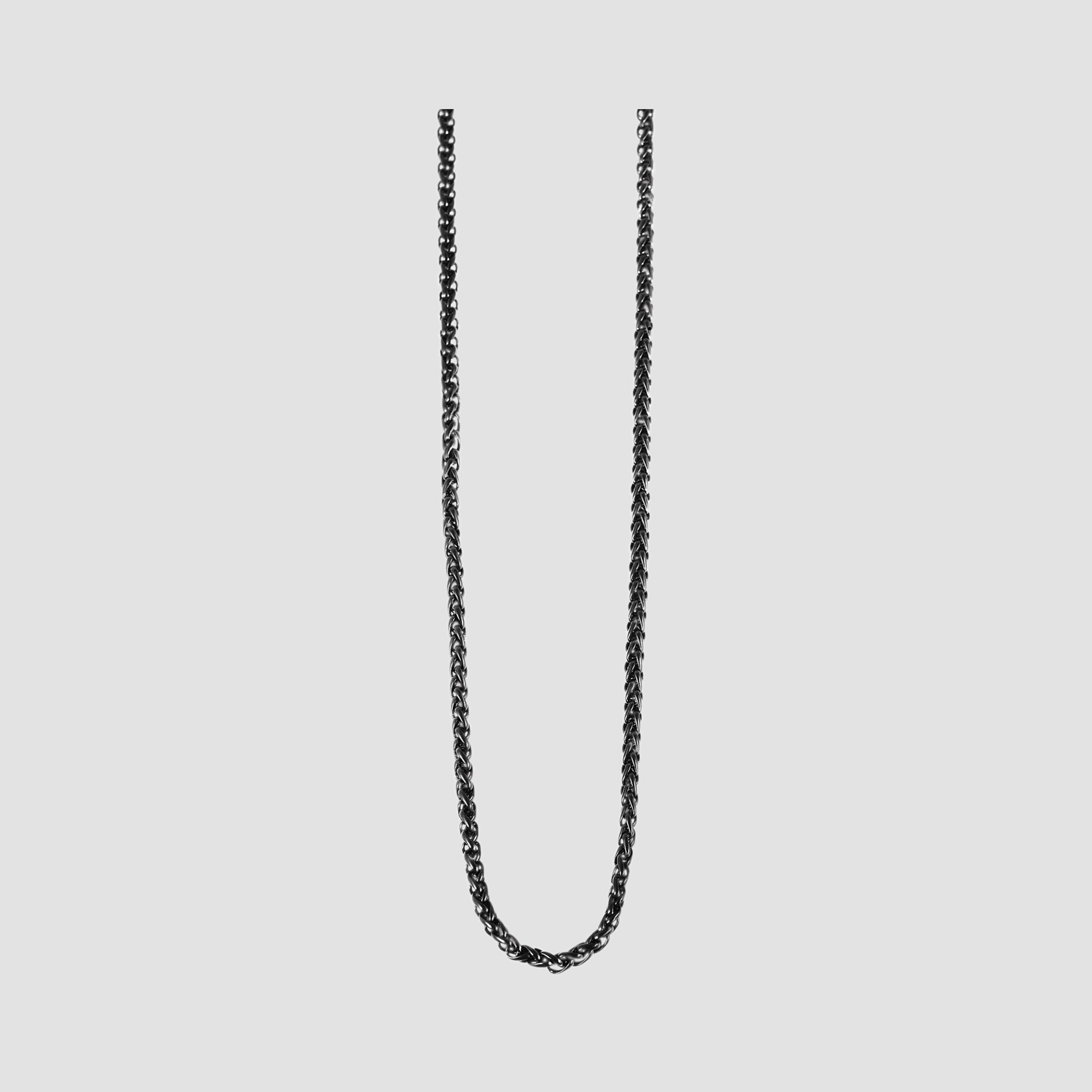 Adelia´s Gliederkette »Unisex Halskette ¿ Kordelkette aus Edelstahl 80 cm«