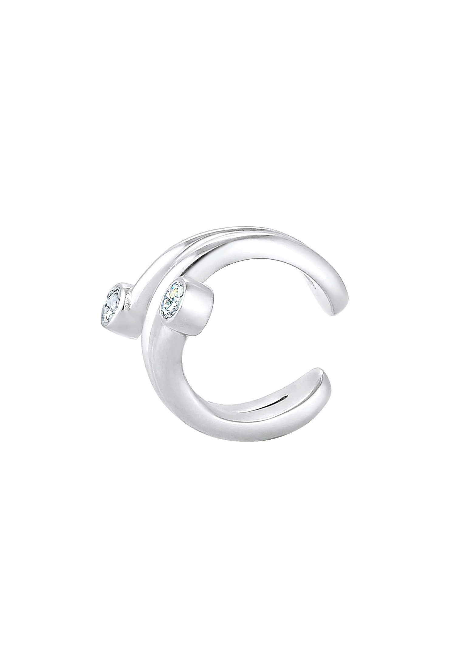 Elli Ohrklemme »Ohrringe Single Earcuff Ohrklemme 925 Silber, mit Kristallen von Swarovski®«