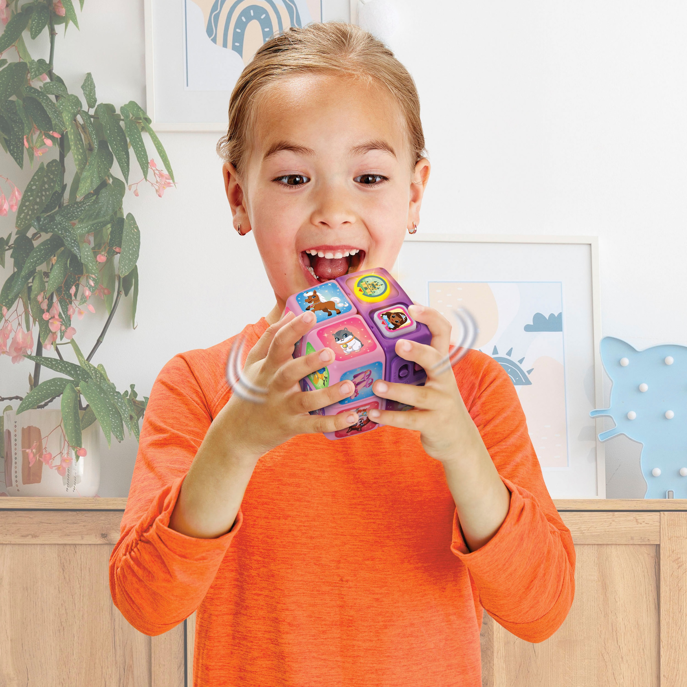 Vtech® Lernspielzeug »Twist & Learn, Princess-Würfel«, mit Licht- und Soundeffekt