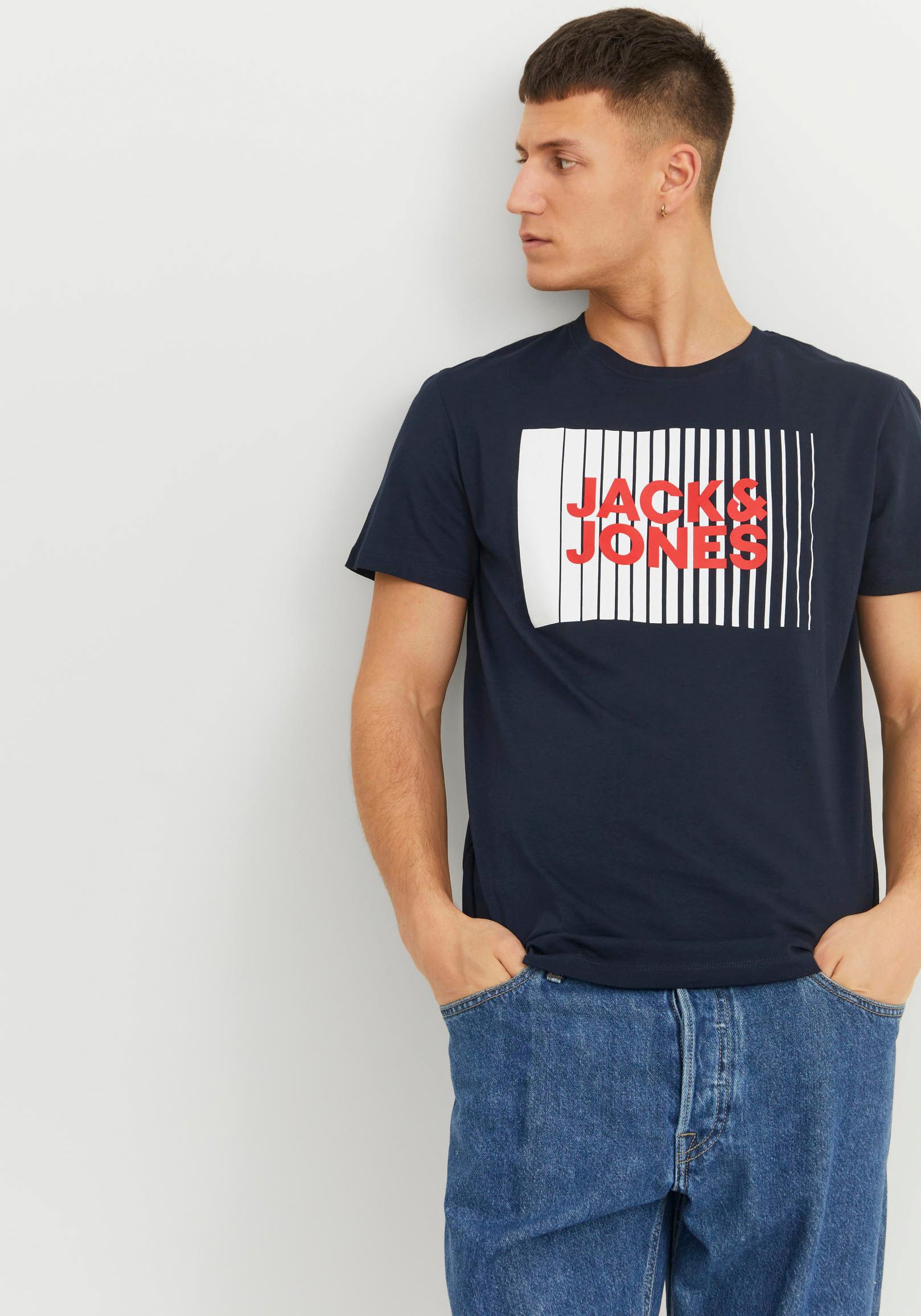 Jack & Jones Rundhalsshirt »JJECORP LOGO TEE PLAY SS O-NECK NOOS«