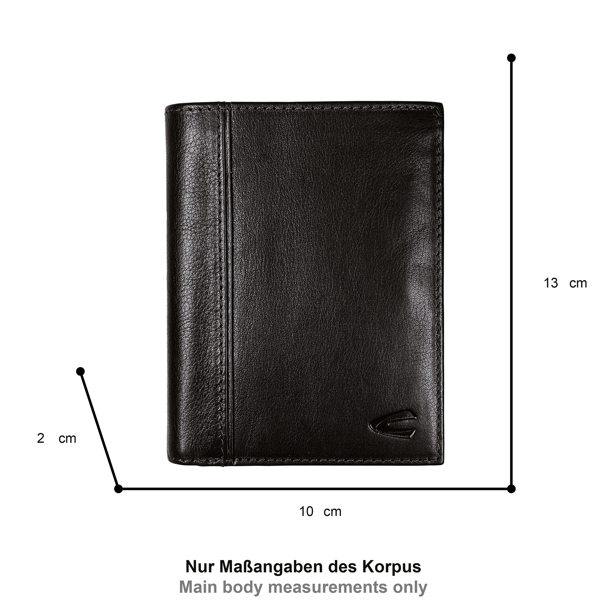 camel active Geldbörse »Pine« aus pflanzlich gegerbtem Rindsleder im kernigen Look mit RFID-Schutz