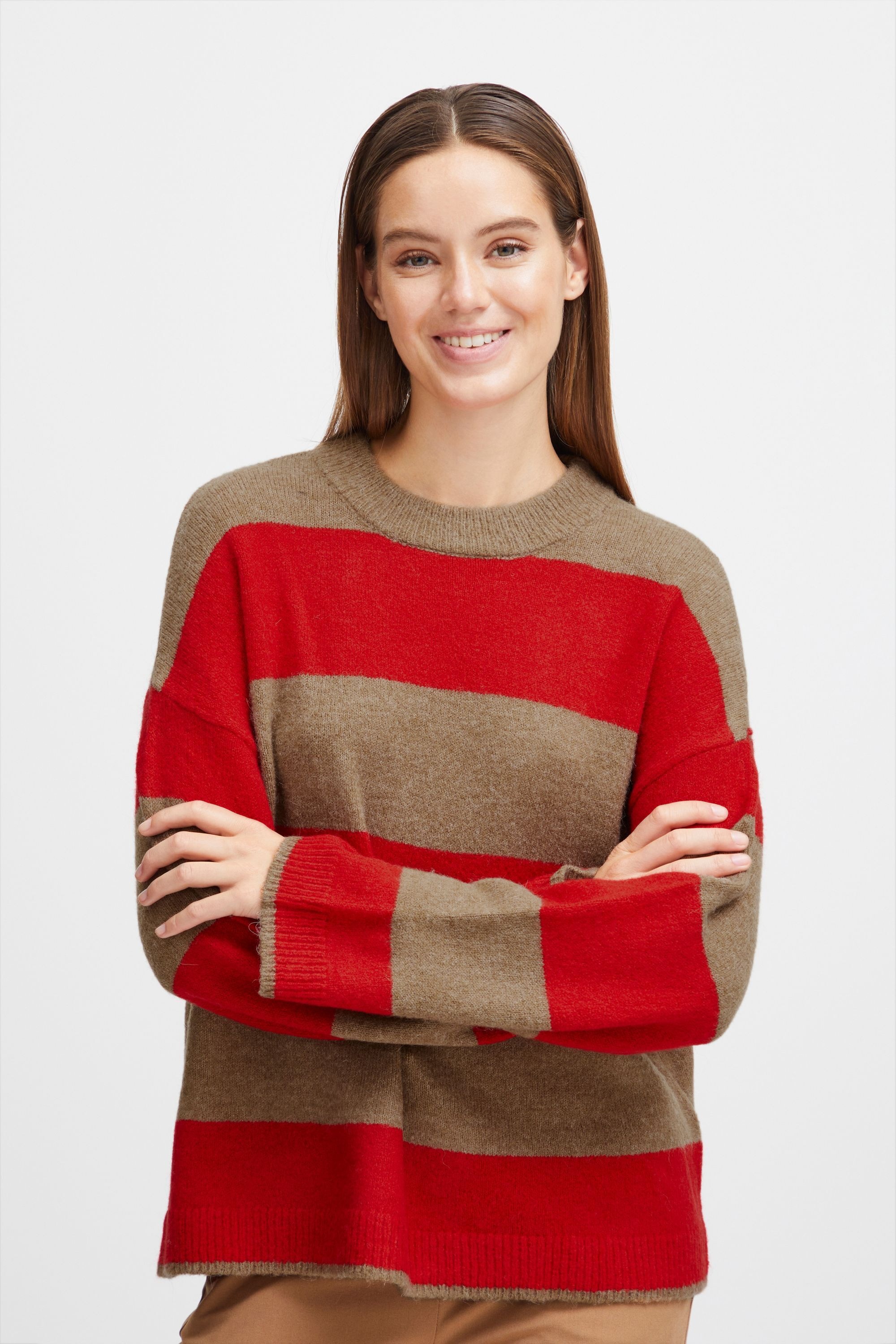 b.young Strickfleece-Pullover »Strickpullover BYOmartha«