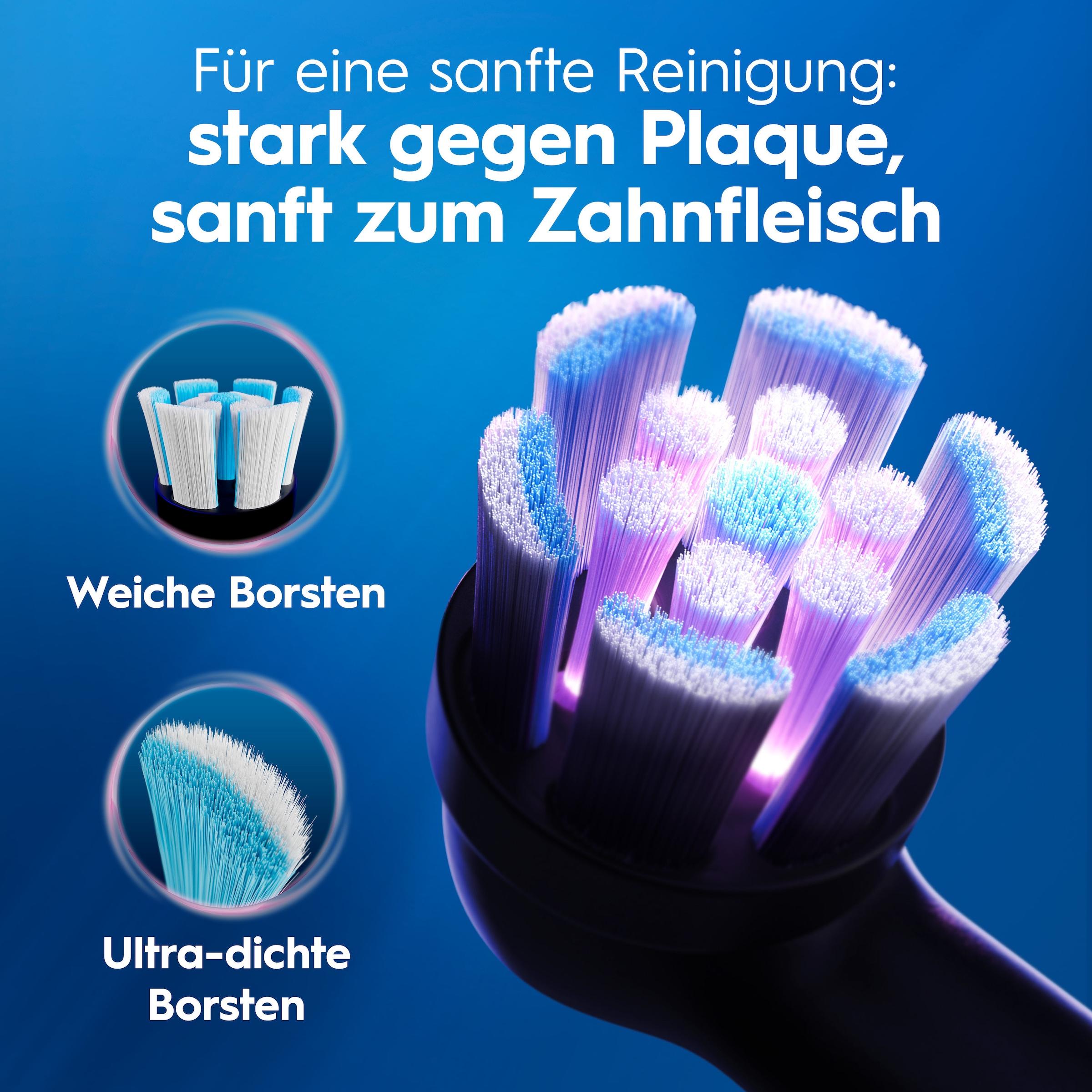 Oral-B Elektrische Zahnbürste »iO Series 2« 1 Stk. Aufsteckbürsten für die sanfte Reinigung, Reise-Etui, Aufsteckbürstenhalter