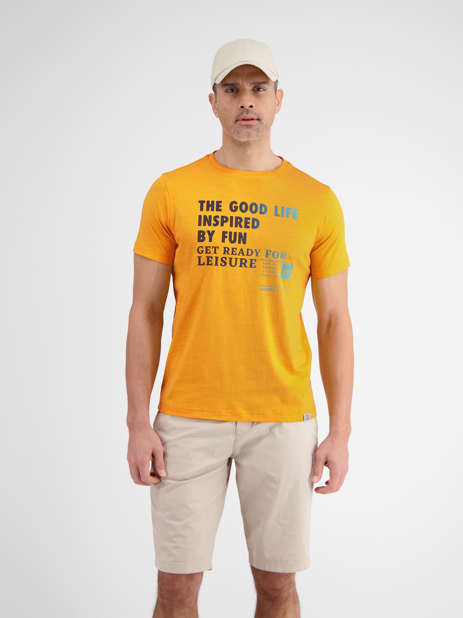 LERROS T-Shirt »LERROS Herren T-Shirt mit Frontprint«