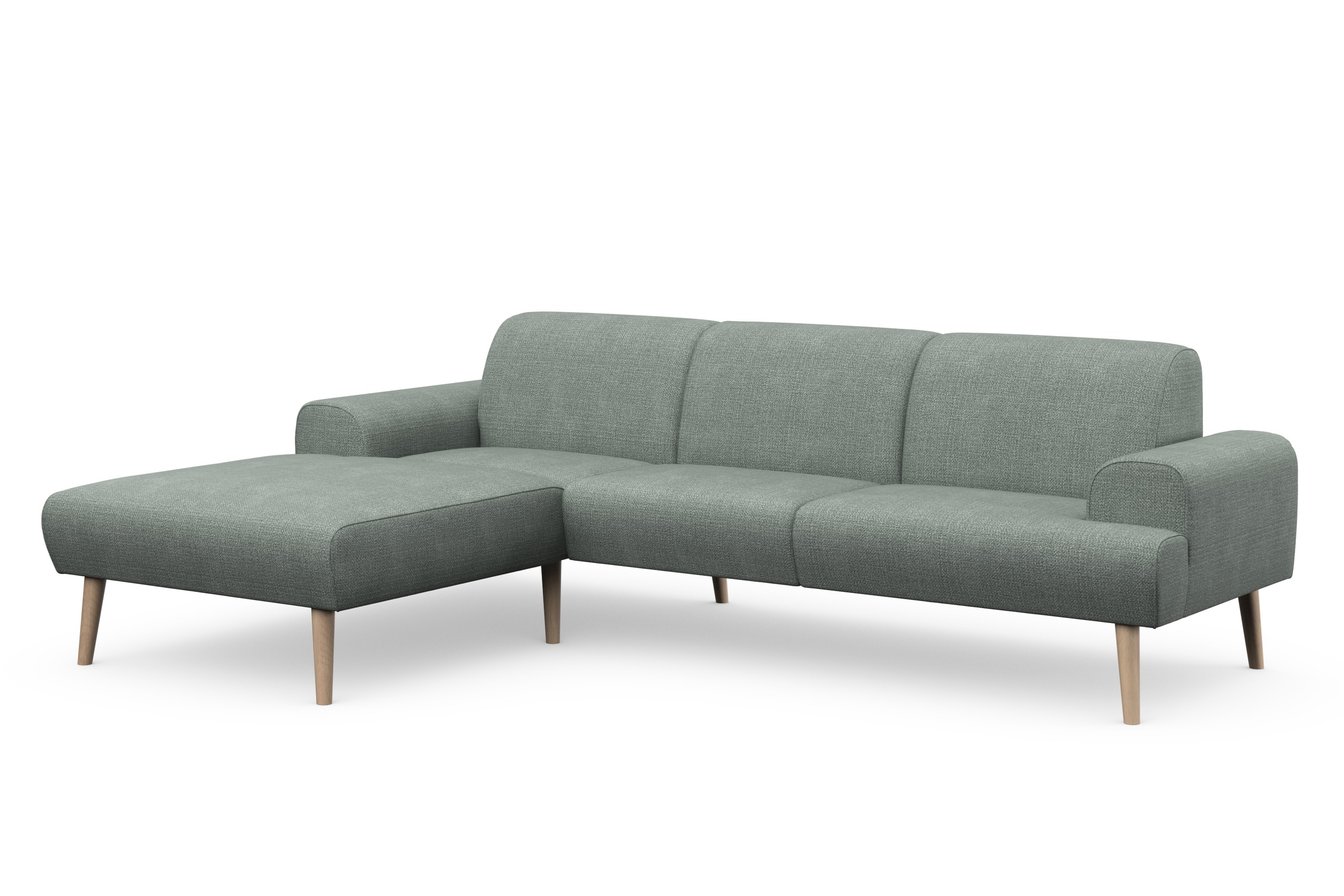 andas Ecksofa »Swift Scandic Design, Federkern für hohen Sitzkomfort, L-Form«, Federkern-Polsterung, B/T/H: 292/83/176 cm