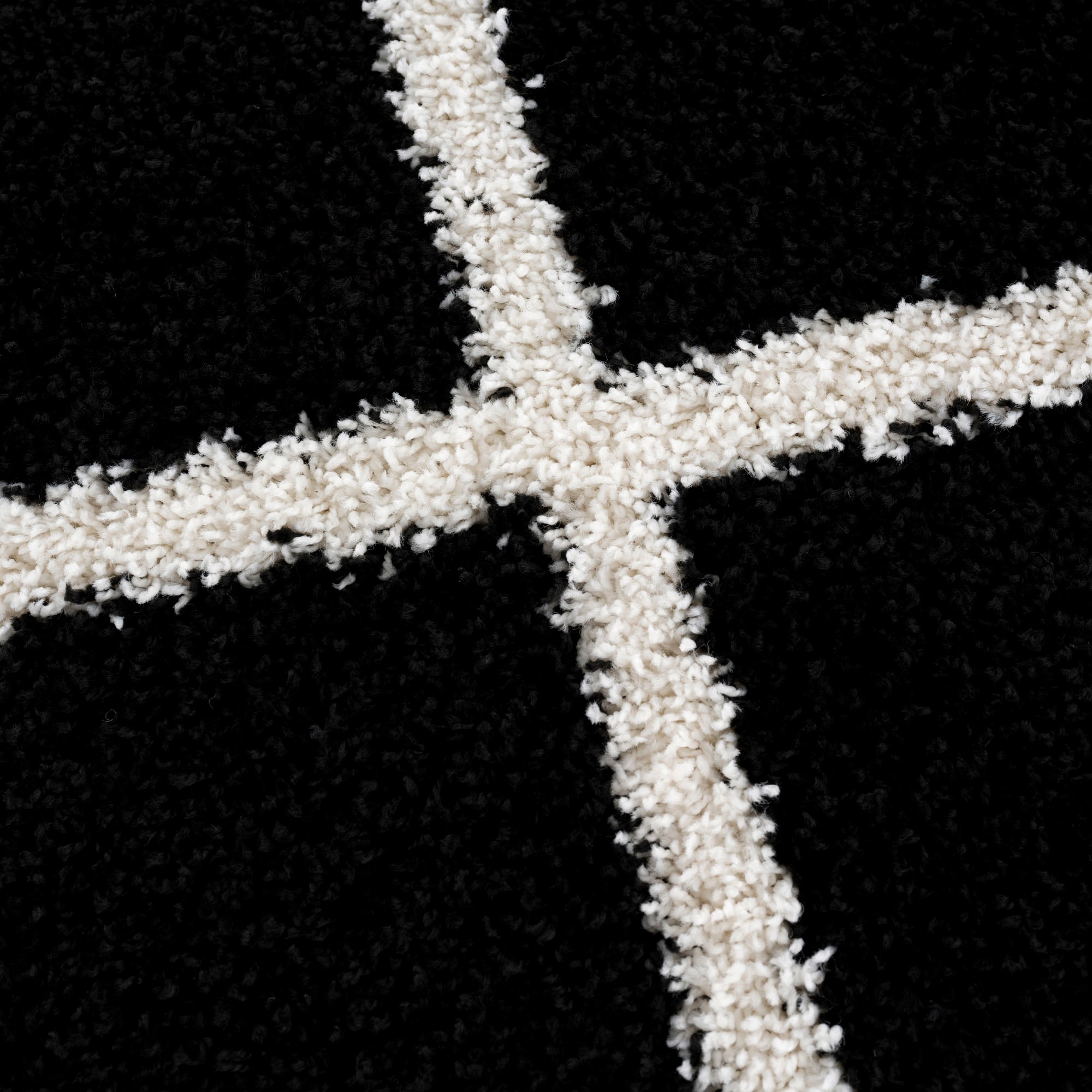 Sanat Hochflor-Teppich »Madrid«, rund, 30 mm Höhe, Wohnzimmer, Langflor, Shaggy Teppich