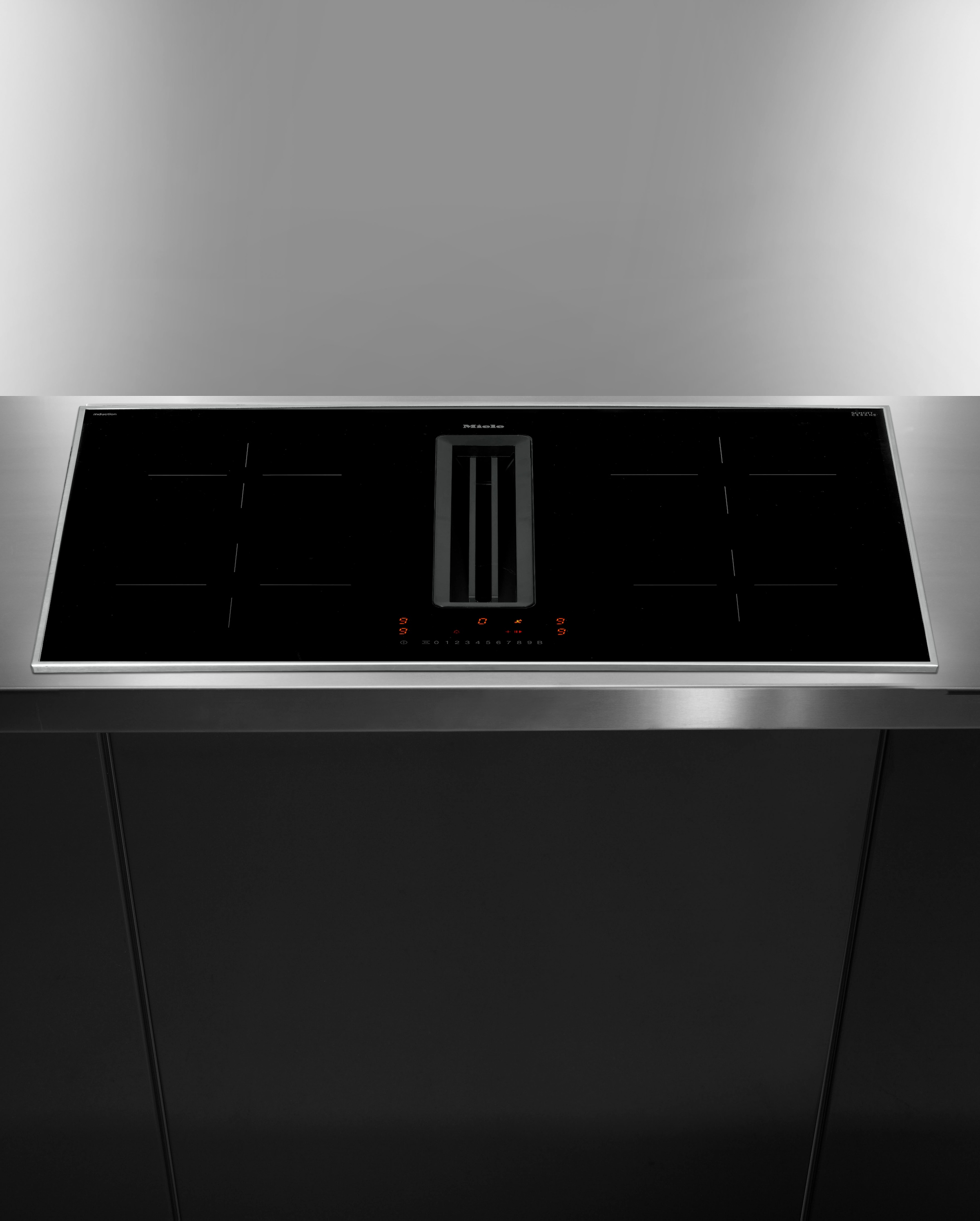 Miele Kochfeld mit Dunstabzug »KMDA7272FR-U« Geringe Lautstärke und 4 einzelne Kochzonen für Umluftbetrieb