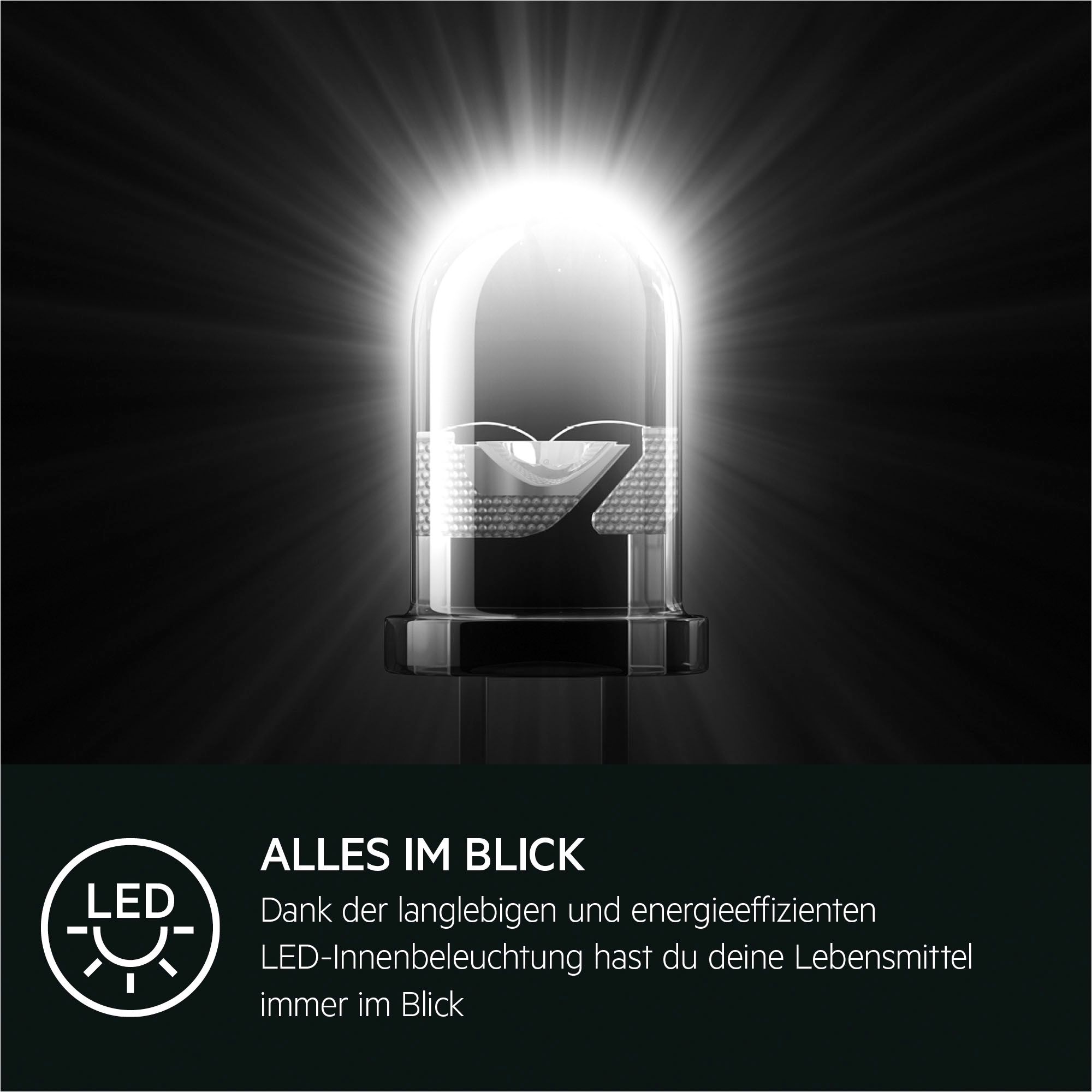 AEG Einbaukühlgefrierkombination Serie 5000 »OSC5S183ES«, 198 Liter, ColdSense - Schützt Lebensmittel, LED-Display, Schlepptür