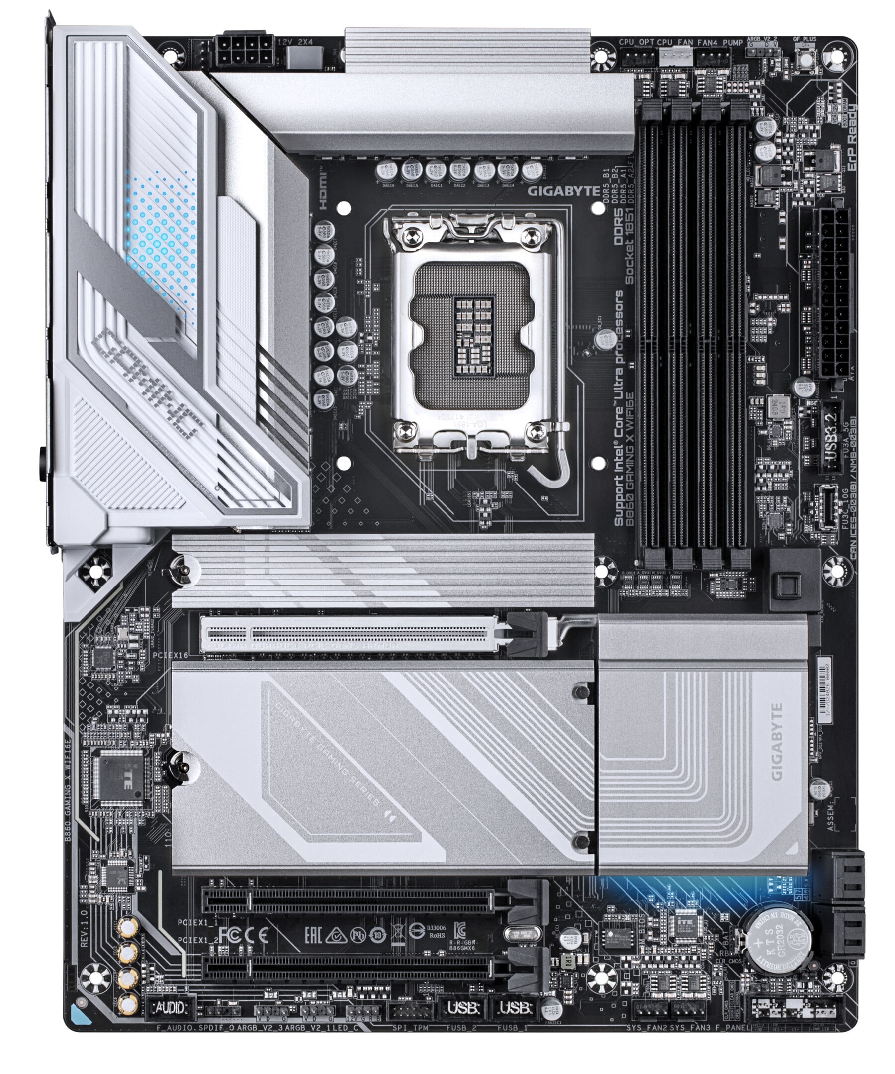Gigabyte Mainboard »B860 GAMING X WIFI6E Mainboard - Intel Core Ultra CPUs, 12+1+2+1 Phase«