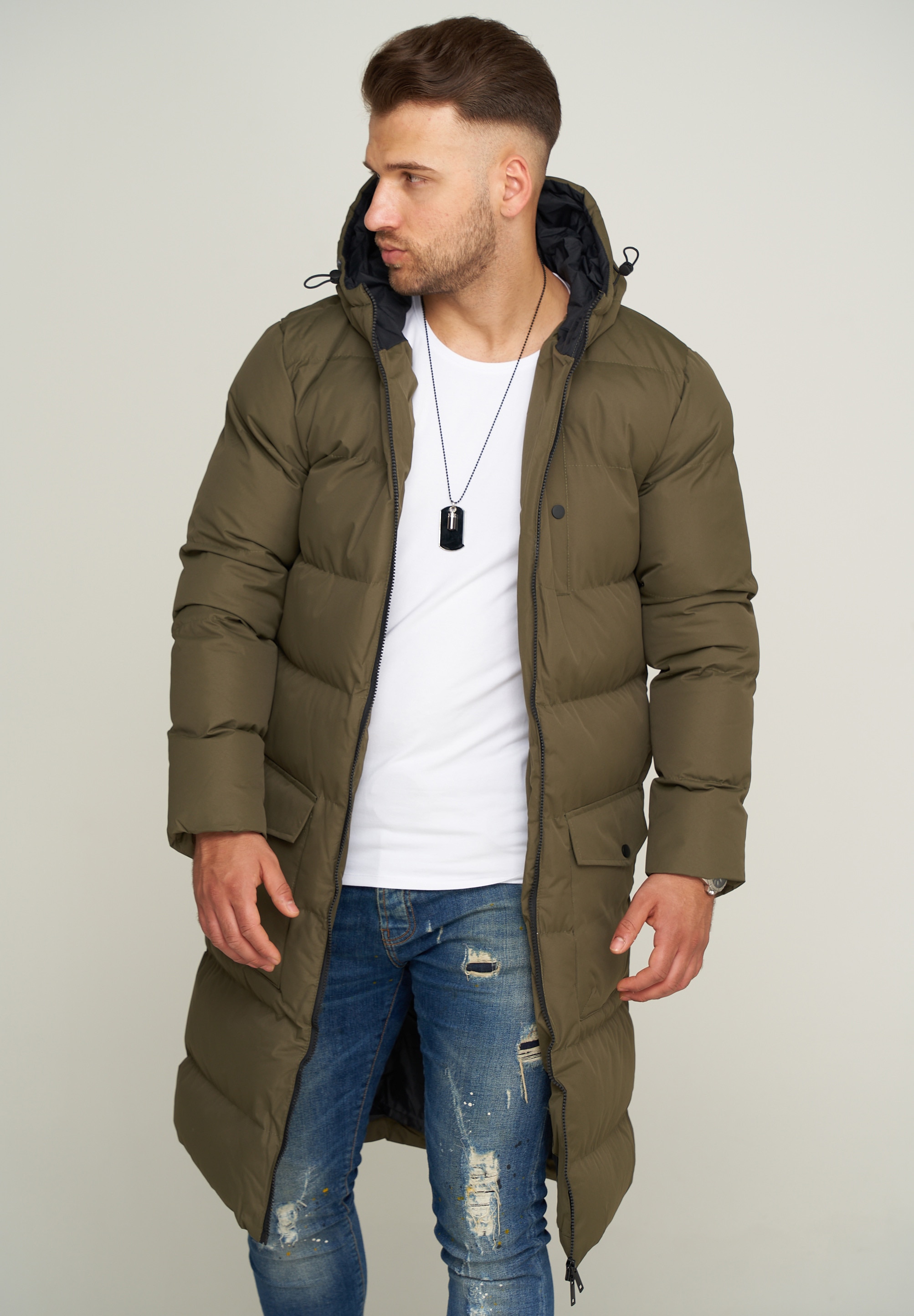 SOULSTAR Parka »Winterjacke als Langer Steppmantel - Winterparka«
