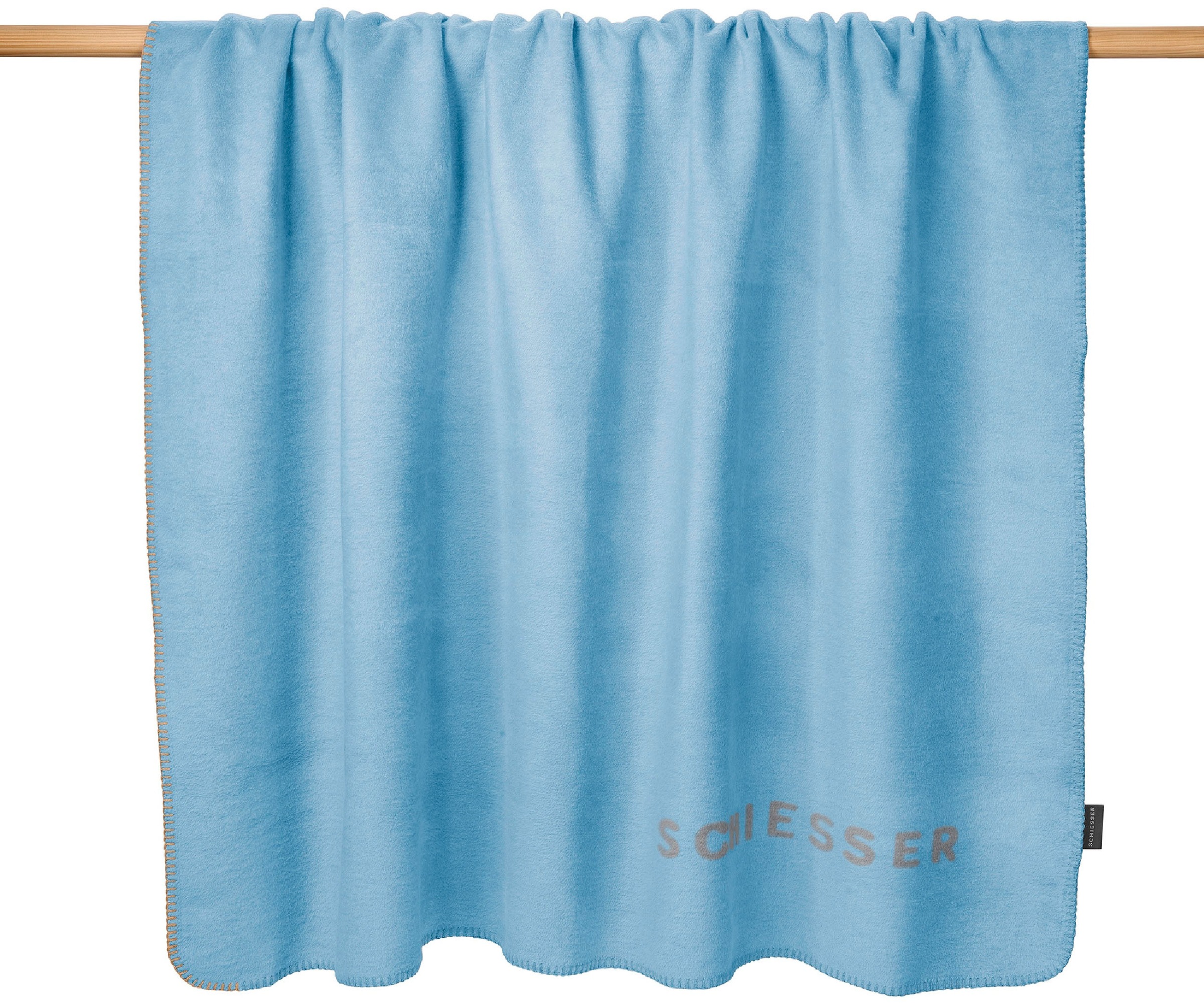 Schiesser Wohndecke »Kuscheldecke Klara in Wendeoptik - Baumwoll-Mix - warm und flauschig«, Made in Green