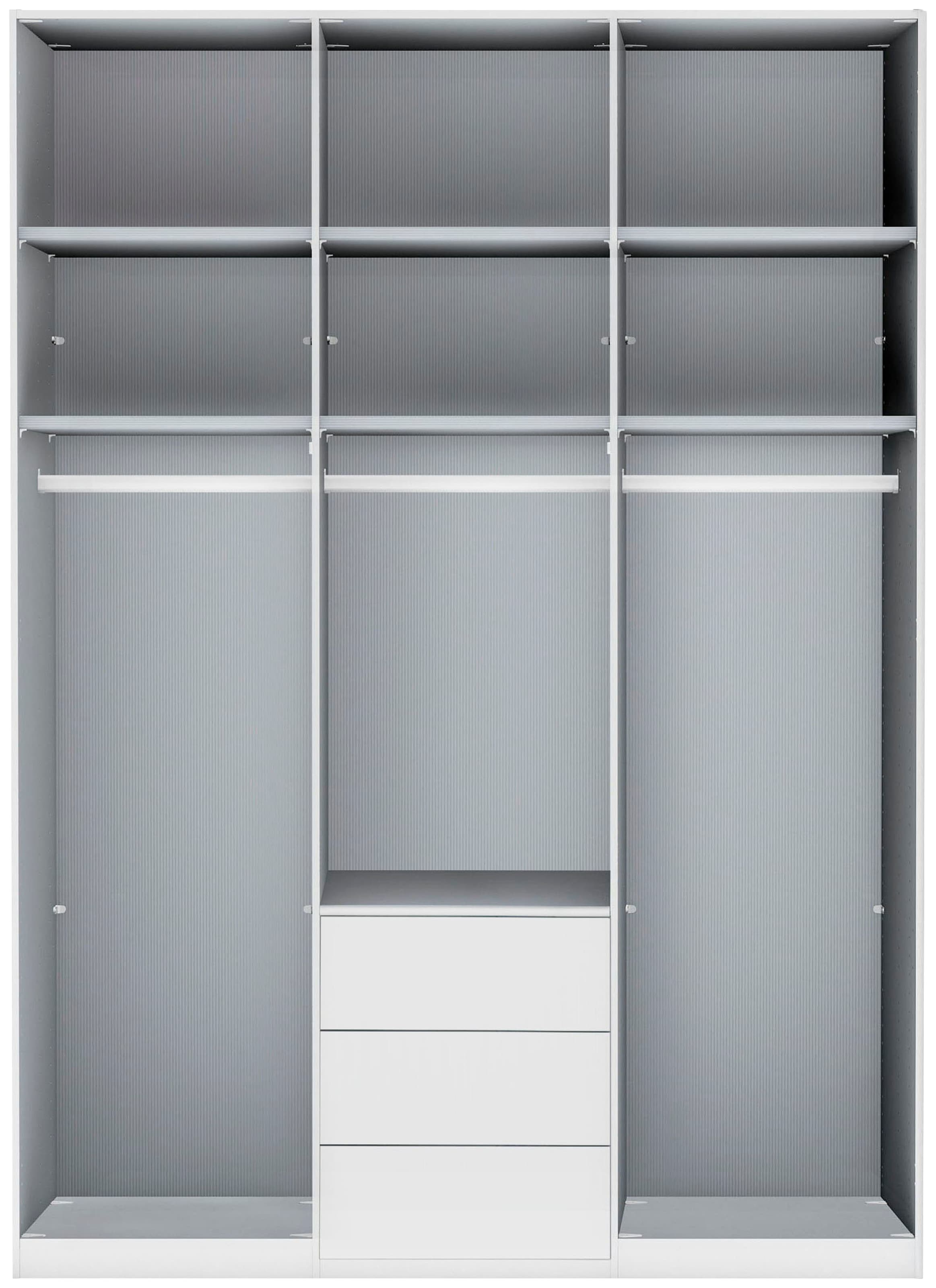 WIEMANN Drehtürenschrank »Monaco« mit Glasfront sowie hochwertigen Beschlägen inkl. Dämpfung