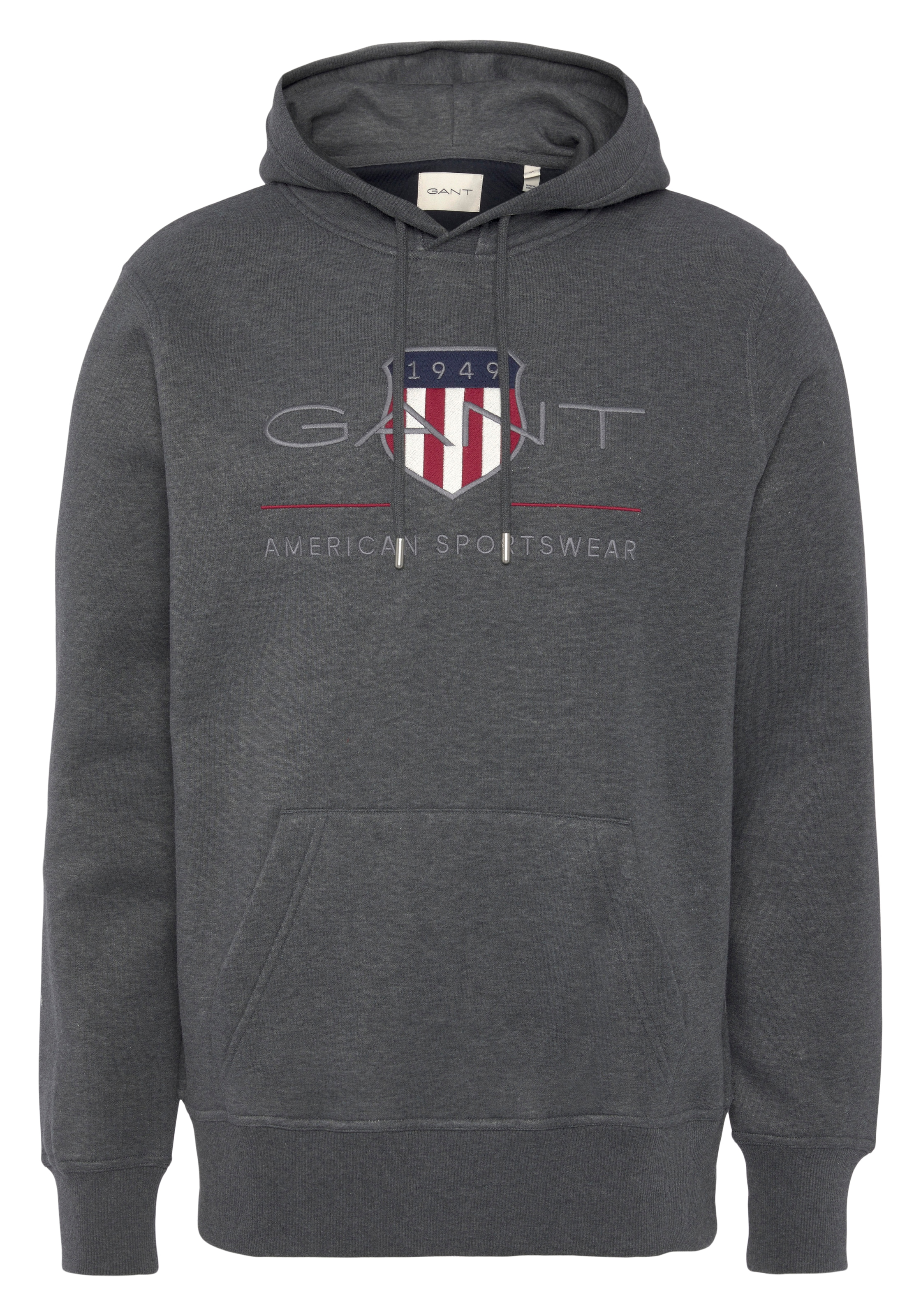 Hoodie »REG ARCHIVE SHIELD HOODIE«, mit modischer Logostickerei auf der Brust