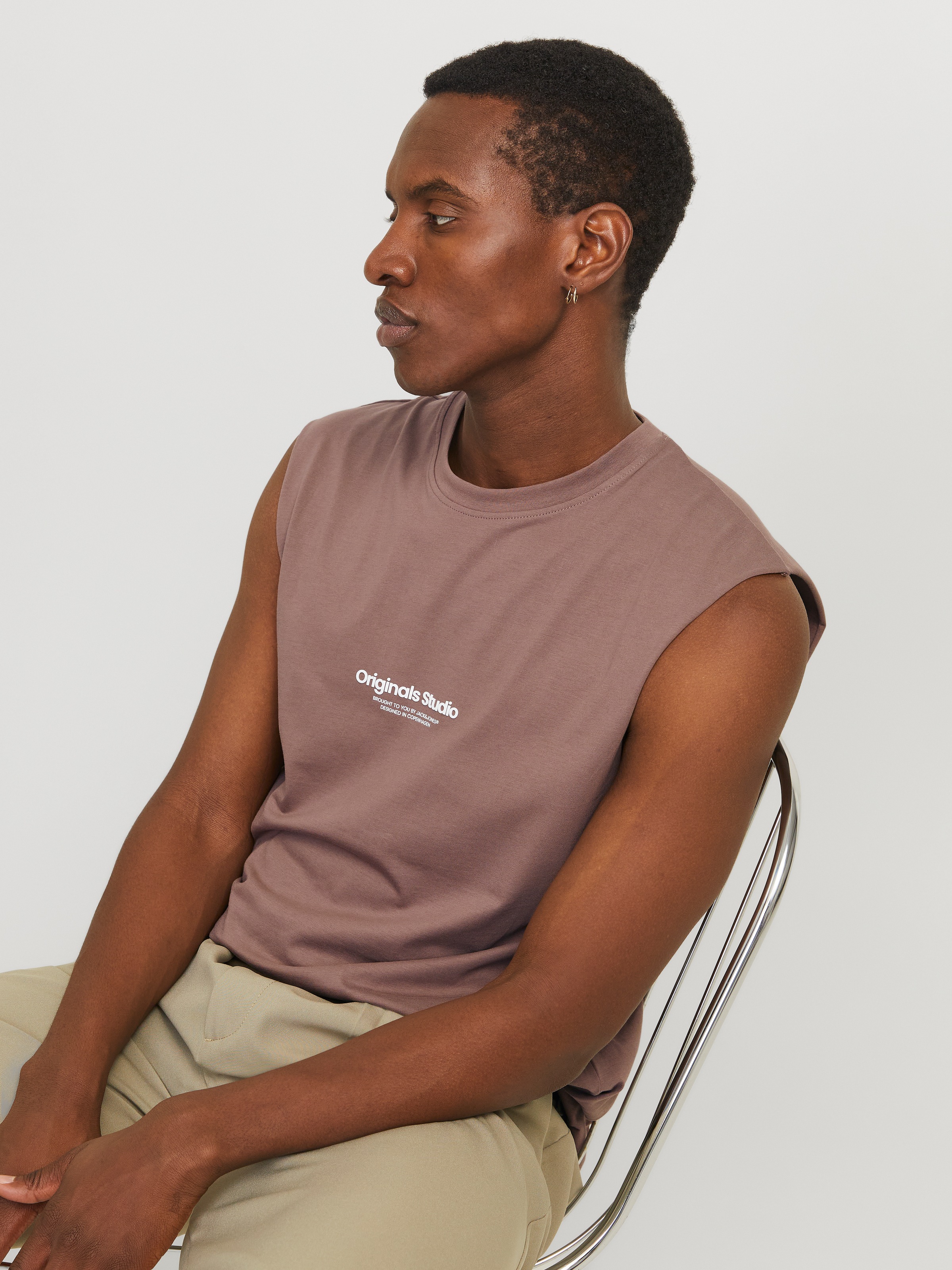 Jack & Jones Kurzarmshirt »JORVESTERBRO SLEEVELESS TEE SN«