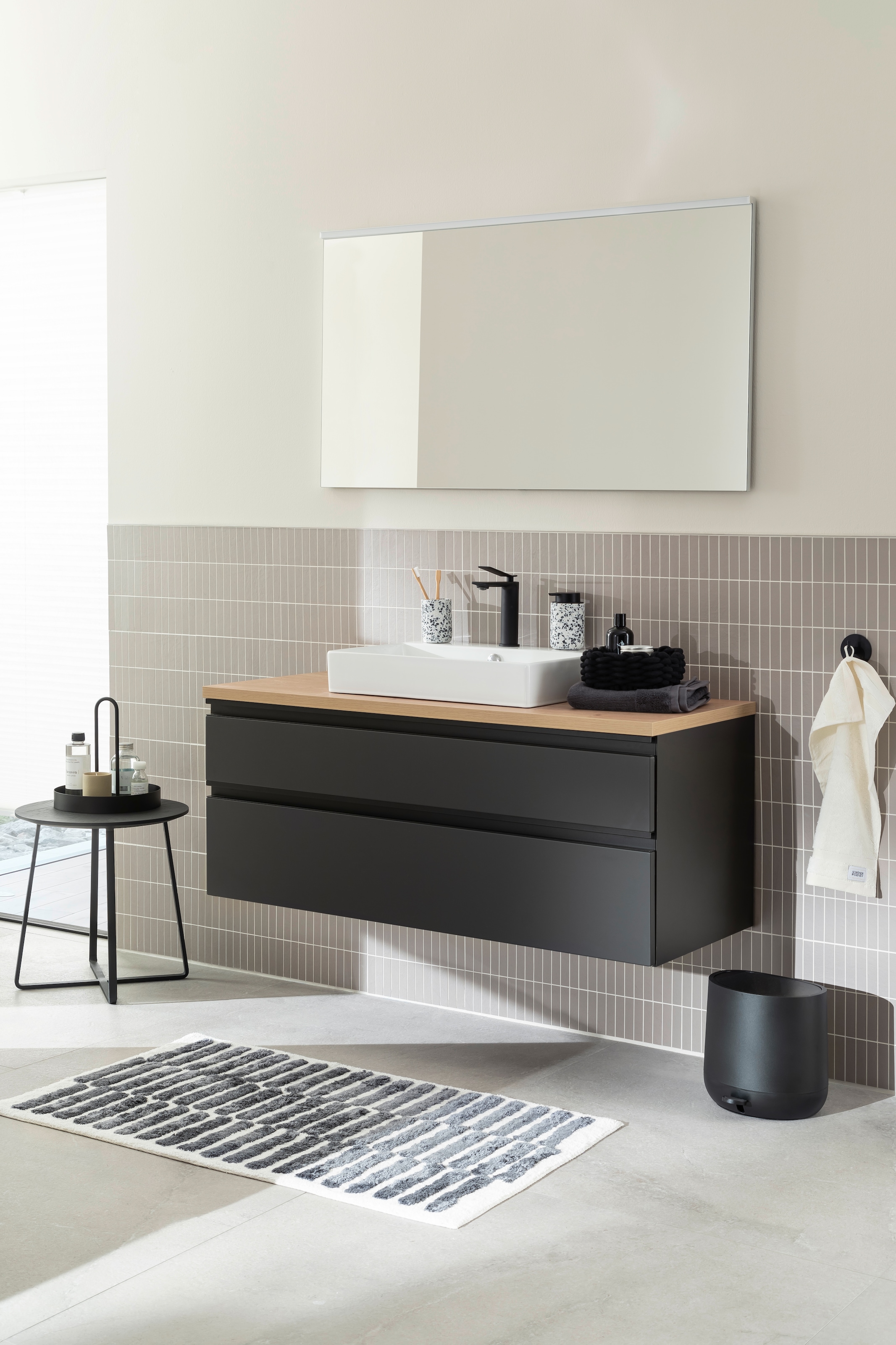 SCHÖNER WOHNEN-Kollektion Badematte »Barbados 231« Höhe 17 mm fußbodenheizungsgeeignet kuschelweicher Badezimmerteppich, waschbar