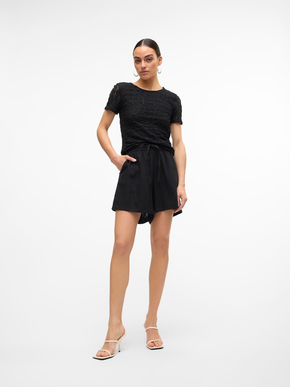 Vero Moda Shorts »VMLINN LINEN SHORTS WVN NOOS«